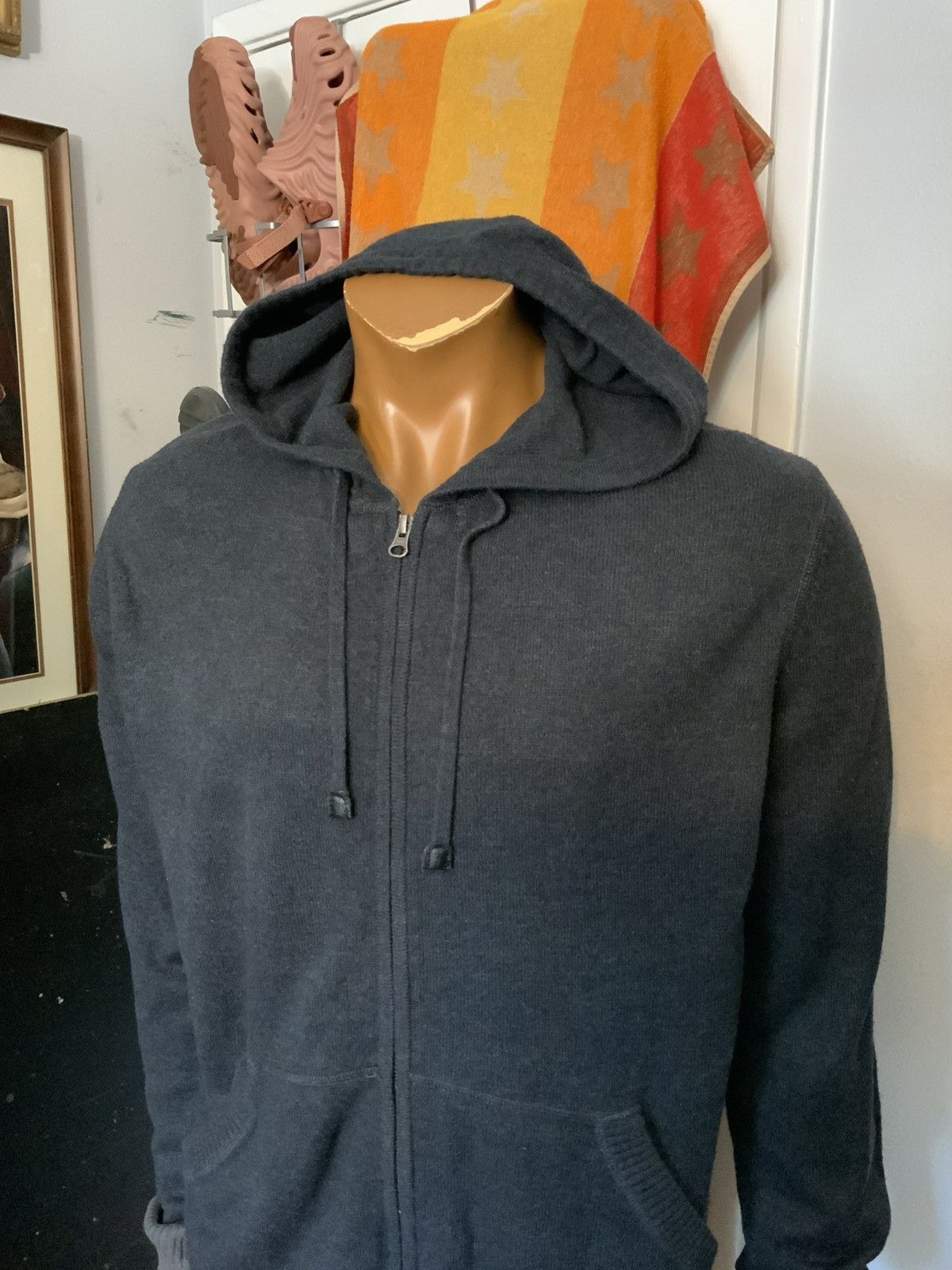 Oakley Oakley Charcoal Grey Knit Full Zip Hooded Sweater Jacket Size US L / EU 52-54 / 3 - 8 Thumbnail