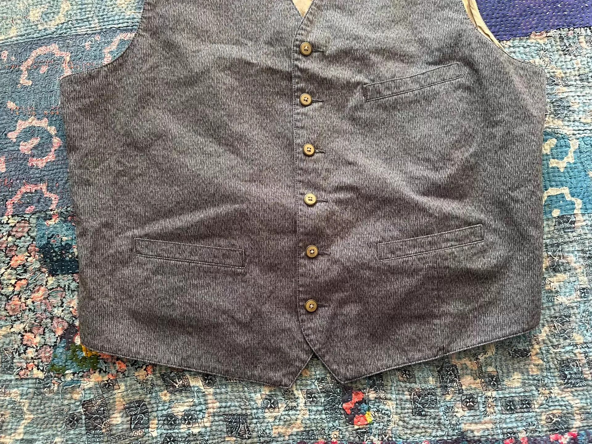 Polo Ralph Lauren RRL Pepper Salt Vest XL Like New Size US XL / EU 56 / 4 - 2 Thumbnail