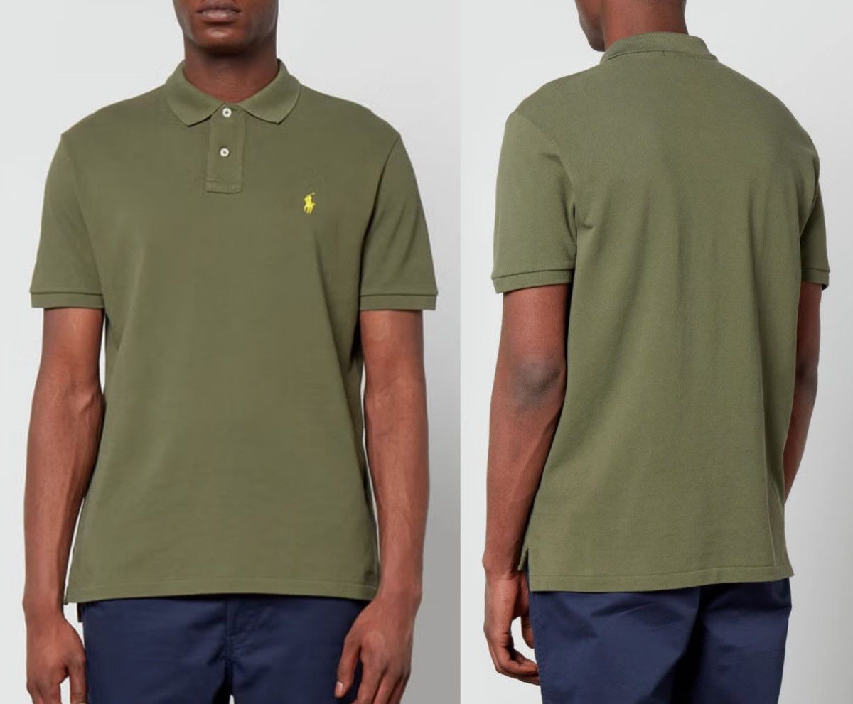 Polo Ralph Lauren 🇺🇸 Polo Ralph Lauren Custom Slim Fit Polo T-Shirt Rare Retro Size US XXL / EU 58 / 5 - 2 Thumbnail