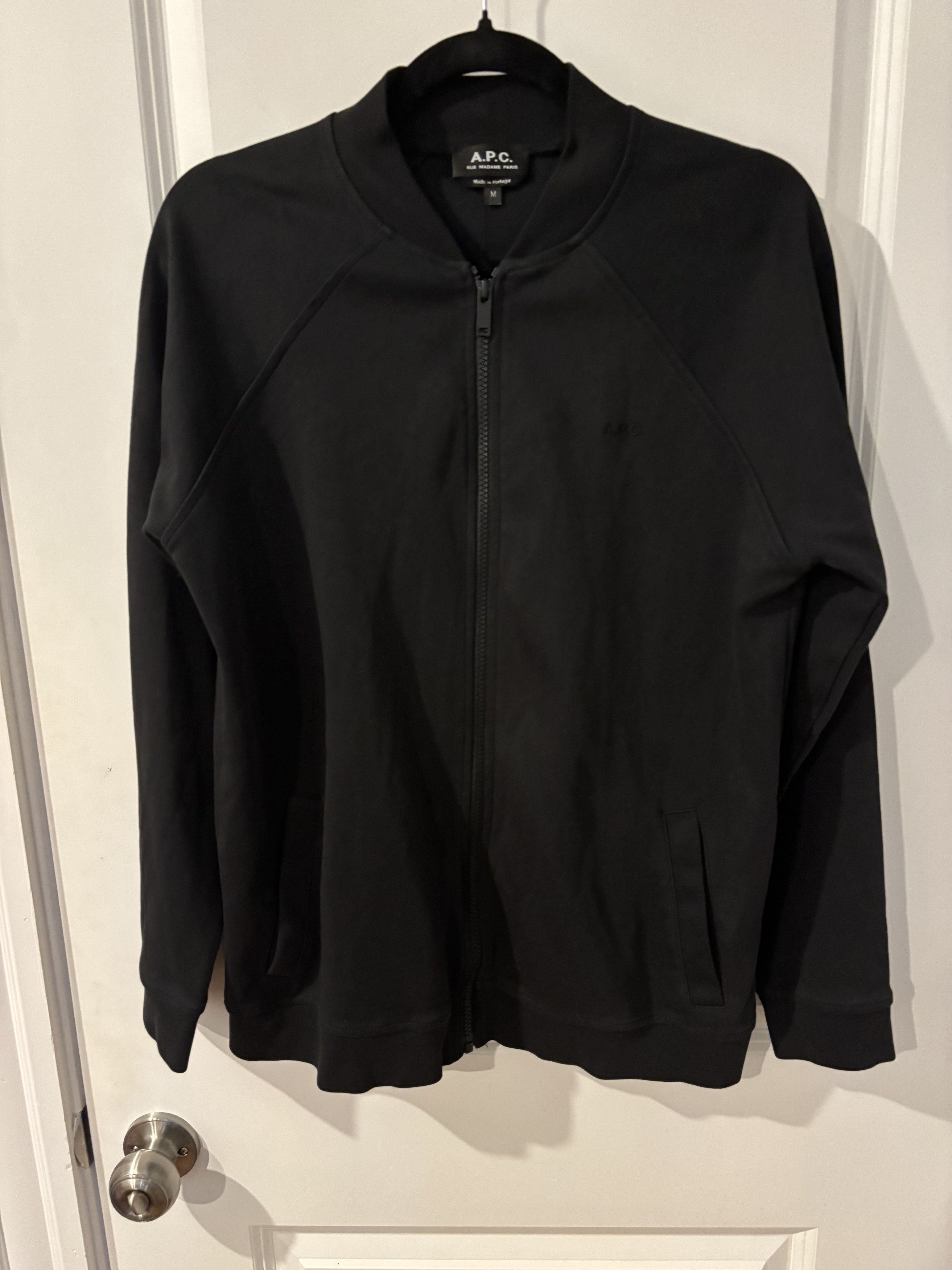 A.P.C. A.P.C. Armand Jersey Bomber Jacket Size US M / EU 48-50 / 2 - 2 Thumbnail