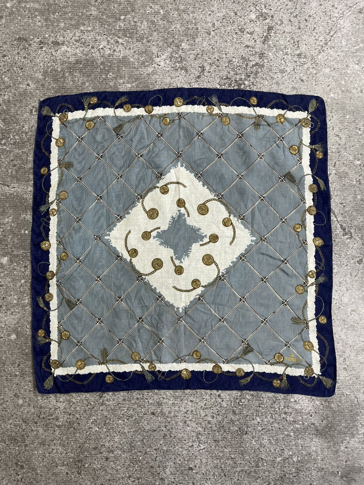 Fendi Vintage Fendi Handkerchief / Bandana / Neckerchief Size ONE SIZE - 1 Thumbnail