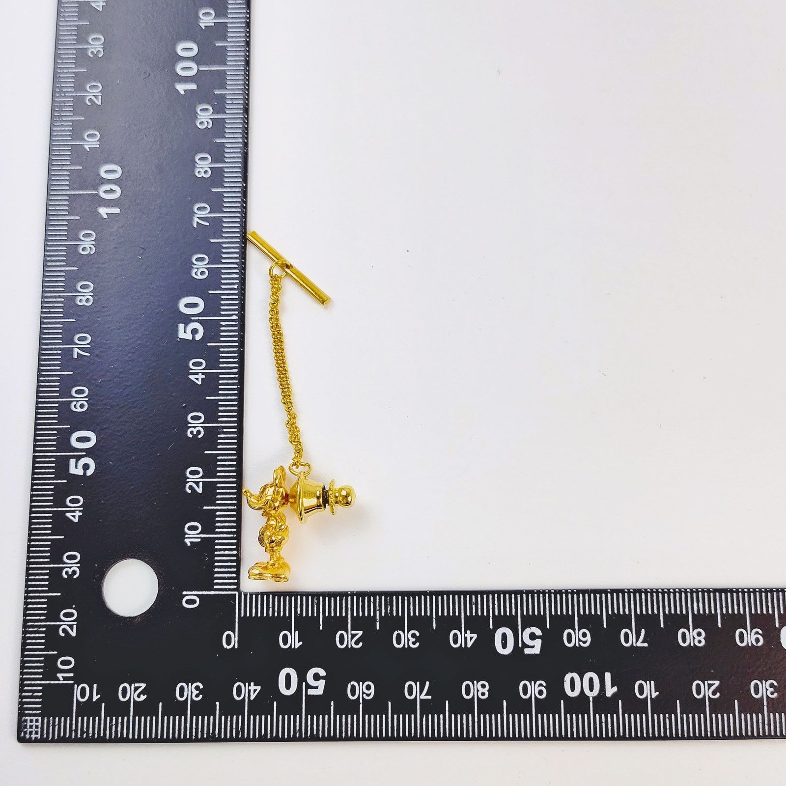 Disney Disney Mickey Mouse Tie Tack Pin Gold-Toned Men's 3D Rare Size ONE SIZE - 9 Thumbnail