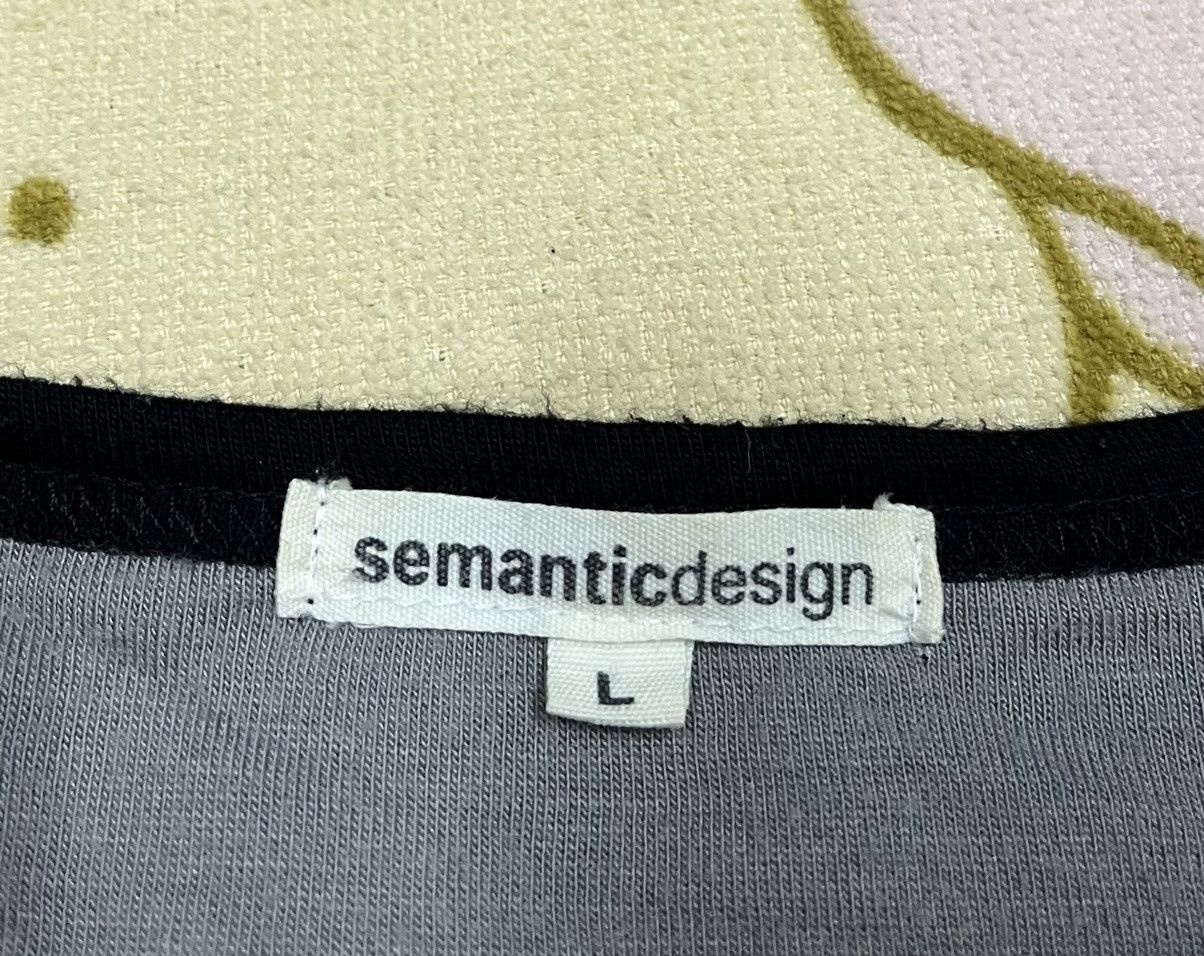 Japanese Brand SEMANTIC DESIGN Shirt x Rare Design Size US M / EU 48-50 / 2 - 10 Thumbnail
