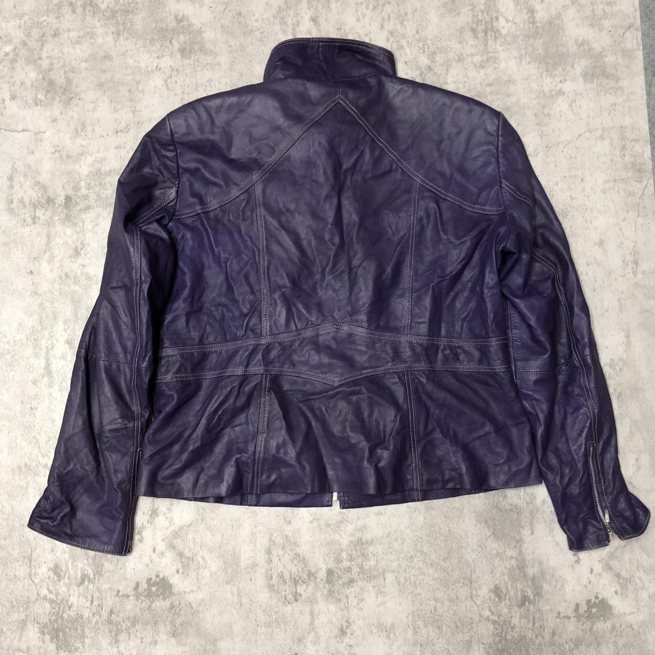 Other Purple Broch leather jacket with a glam touch #leatherjacket Size M / US 6-8 / IT 42-44 - 4 Thumbnail