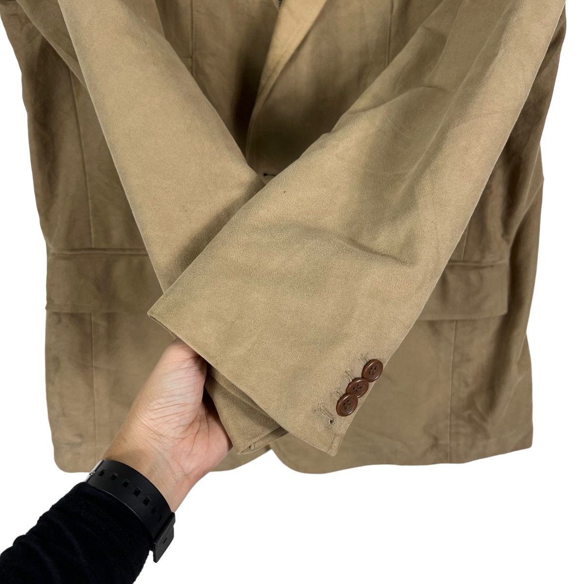 Other 🔥 DESIREE PURO COTONE MOLESKIN DOUBLE LAYER ZIPPER JACKET Size US XL / EU 56 / 4 - 12 Thumbnail