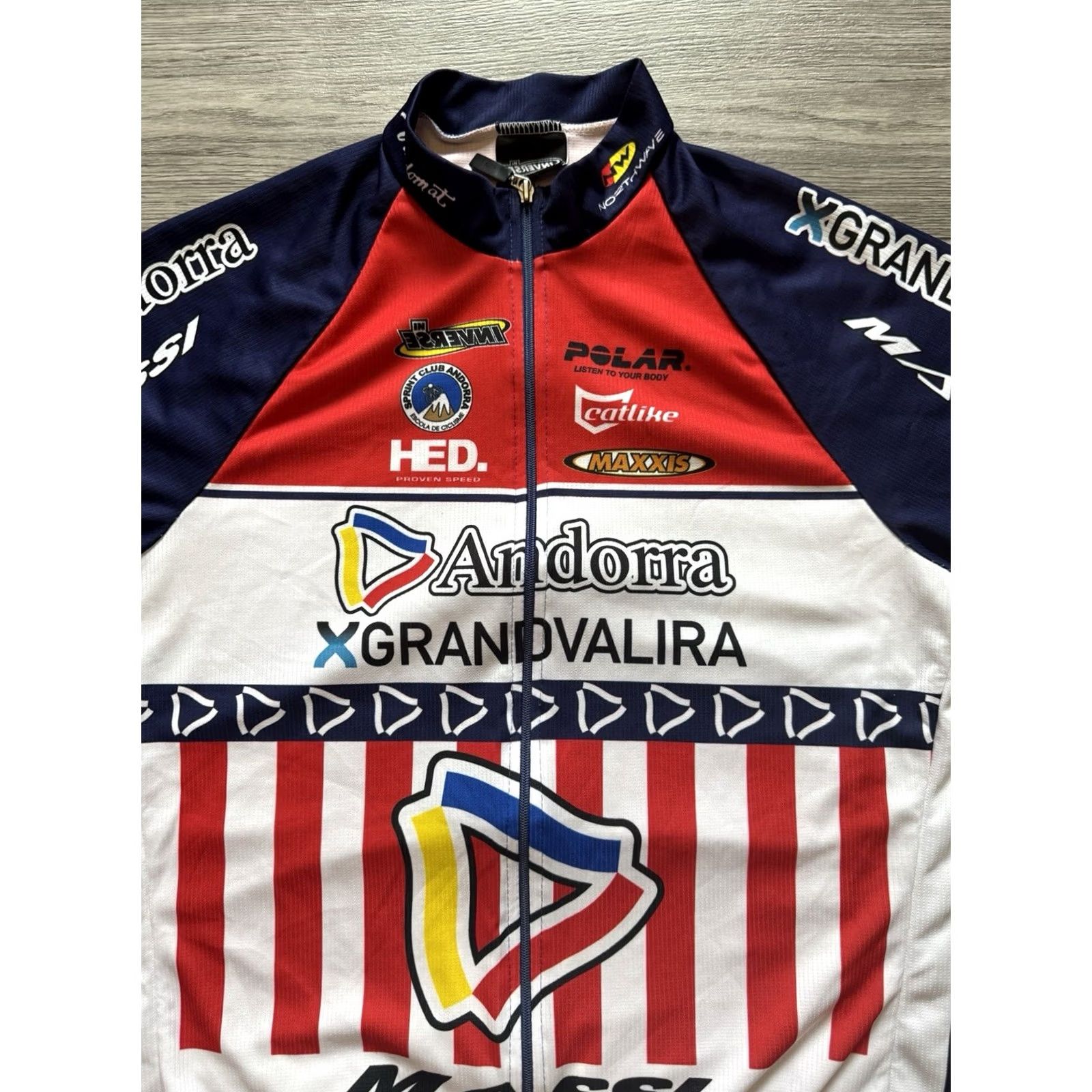 Converse INVERSE Pro Team Andorra Grandvalira Jersey 2XL Cycling Men's Multicolor Jersey Cycling Size US XXL / EU 58 / 5 - 5 Thumbnail