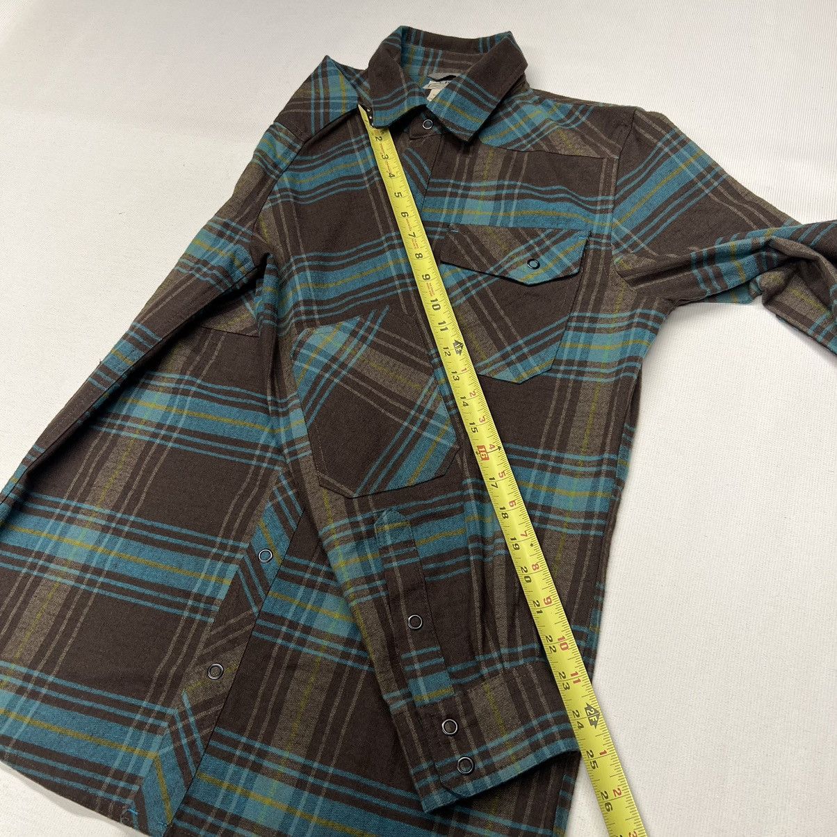 L.L. Bean L.L. Bean Flannel Shirt Plaid Brown Button Up Long Sleeve Size US S / EU 44-46 / 1 - 17 Thumbnail