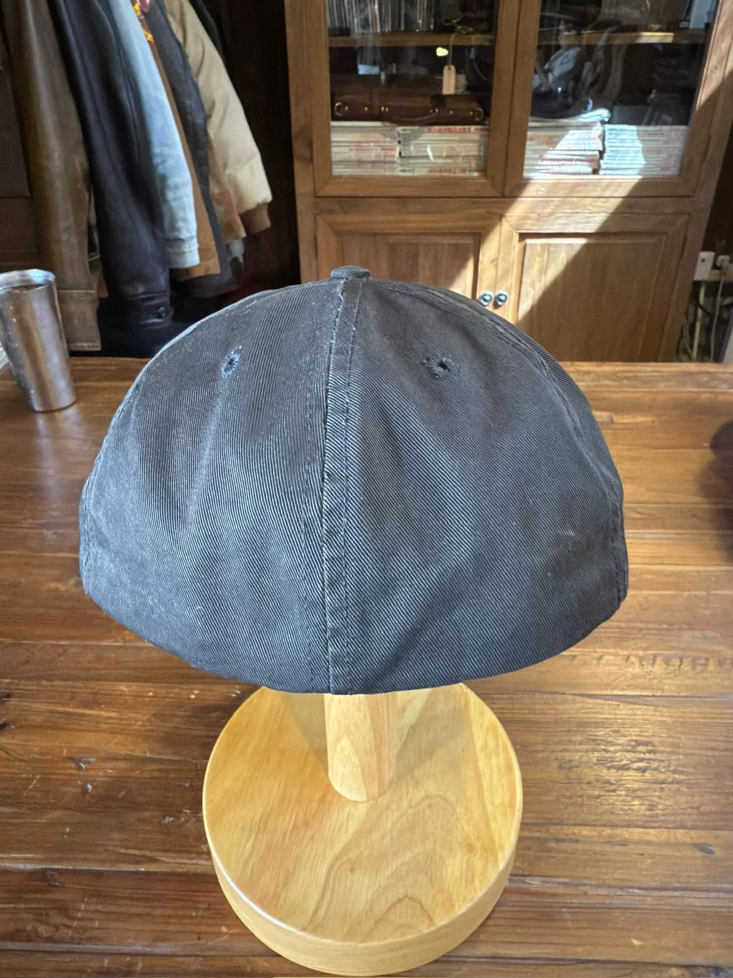 RRL Ralph Lauren Double RL Black Baseball Cap with Leather Brim Size ONE SIZE - 3 Thumbnail