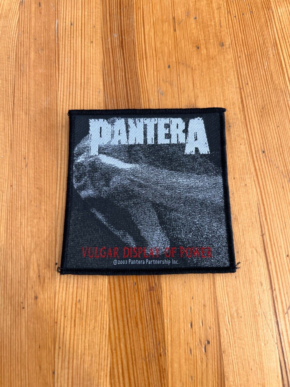 Band Tees Vintage 00s Vulgar Display Pantera Band Small Patch Size ONE SIZE - 1 Thumbnail