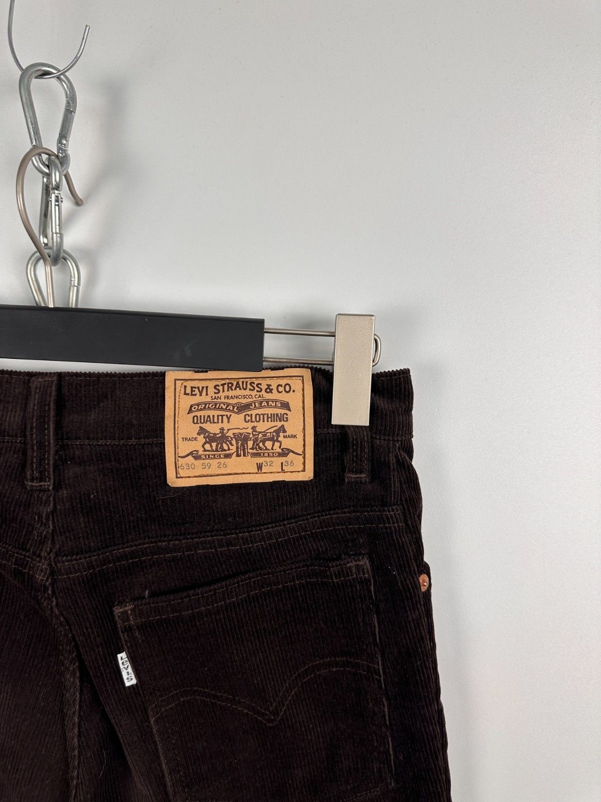 Levi's Vintage Levi's Corduroy Pant Trousers made in France W32 Size 32" / US 10 / IT 46 - 6 Thumbnail