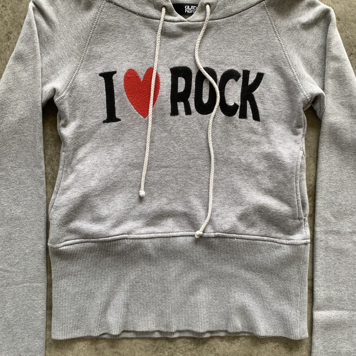 Le Grande Bleu (L.G.B.) 2000’s Gladnews I ❤️ ROCK Hoodie Size S / US 4 / IT 40 - 3 Thumbnail