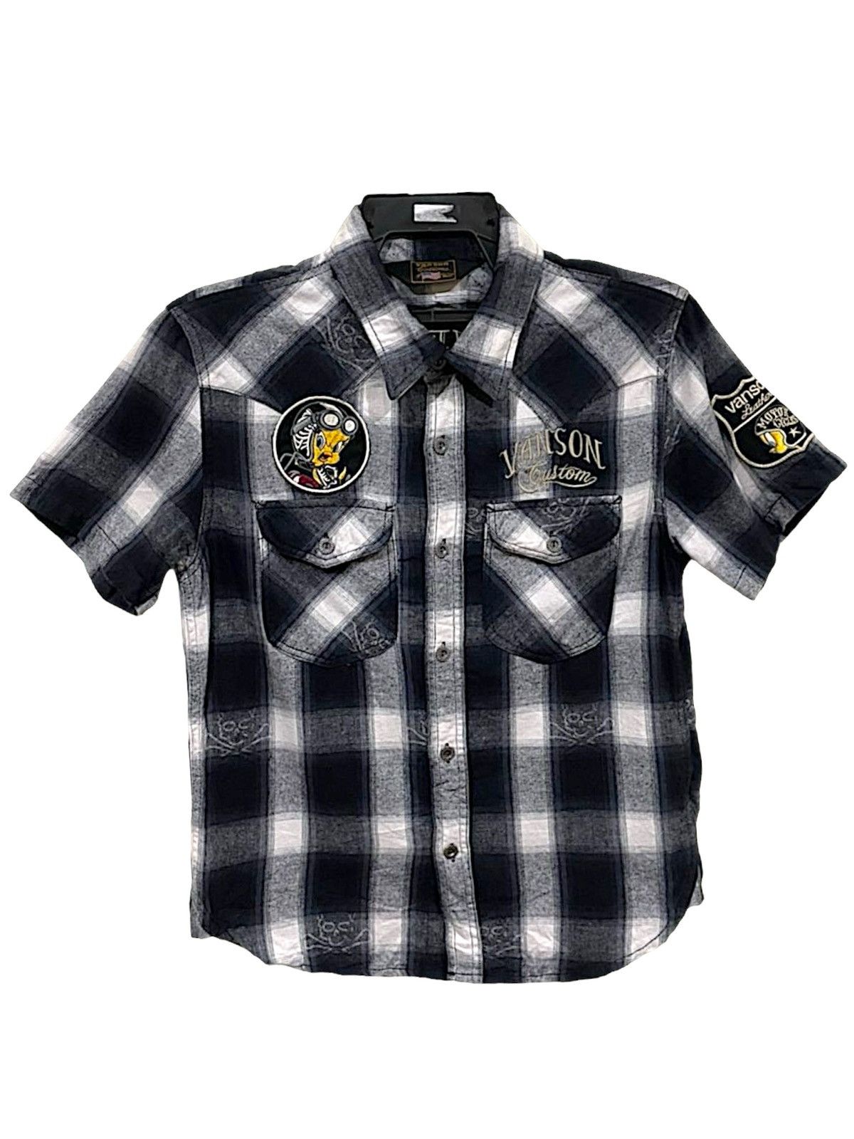 Sports Specialties × Vanson Leathers Vanson Leather & Tweety Collaboration Distressed Shirts Size US XS / EU 42 / 0 - 3 Thumbnail