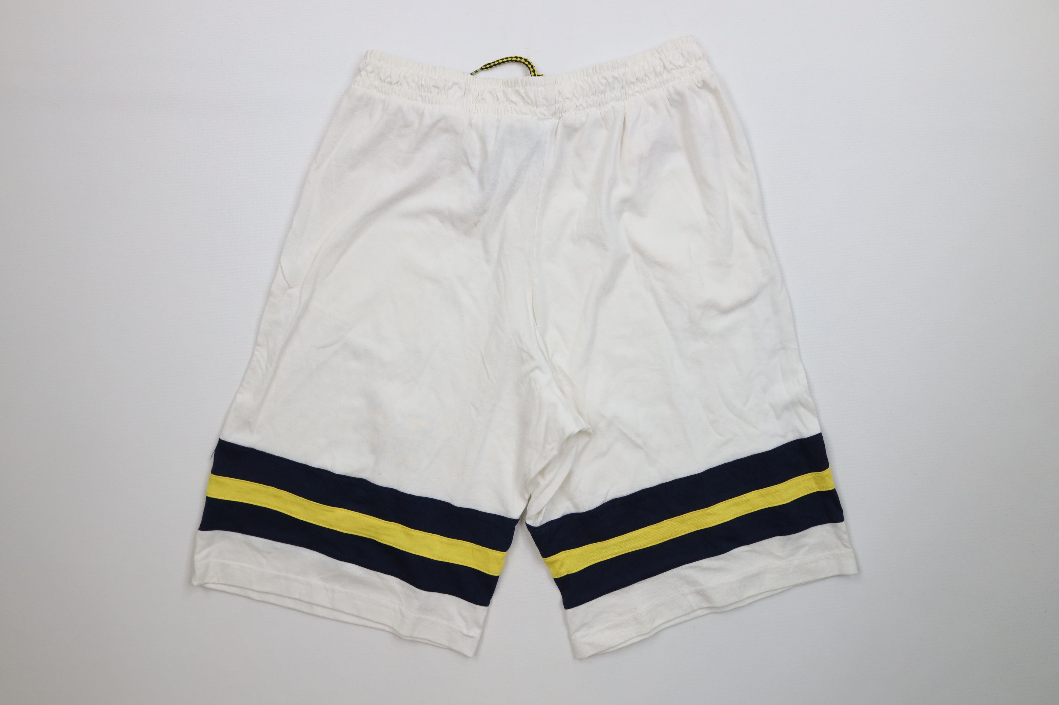 Vintage Vintage 90s University of Michigan Striped Shorts Cotton Size US 34 / EU 50 - 10 Thumbnail