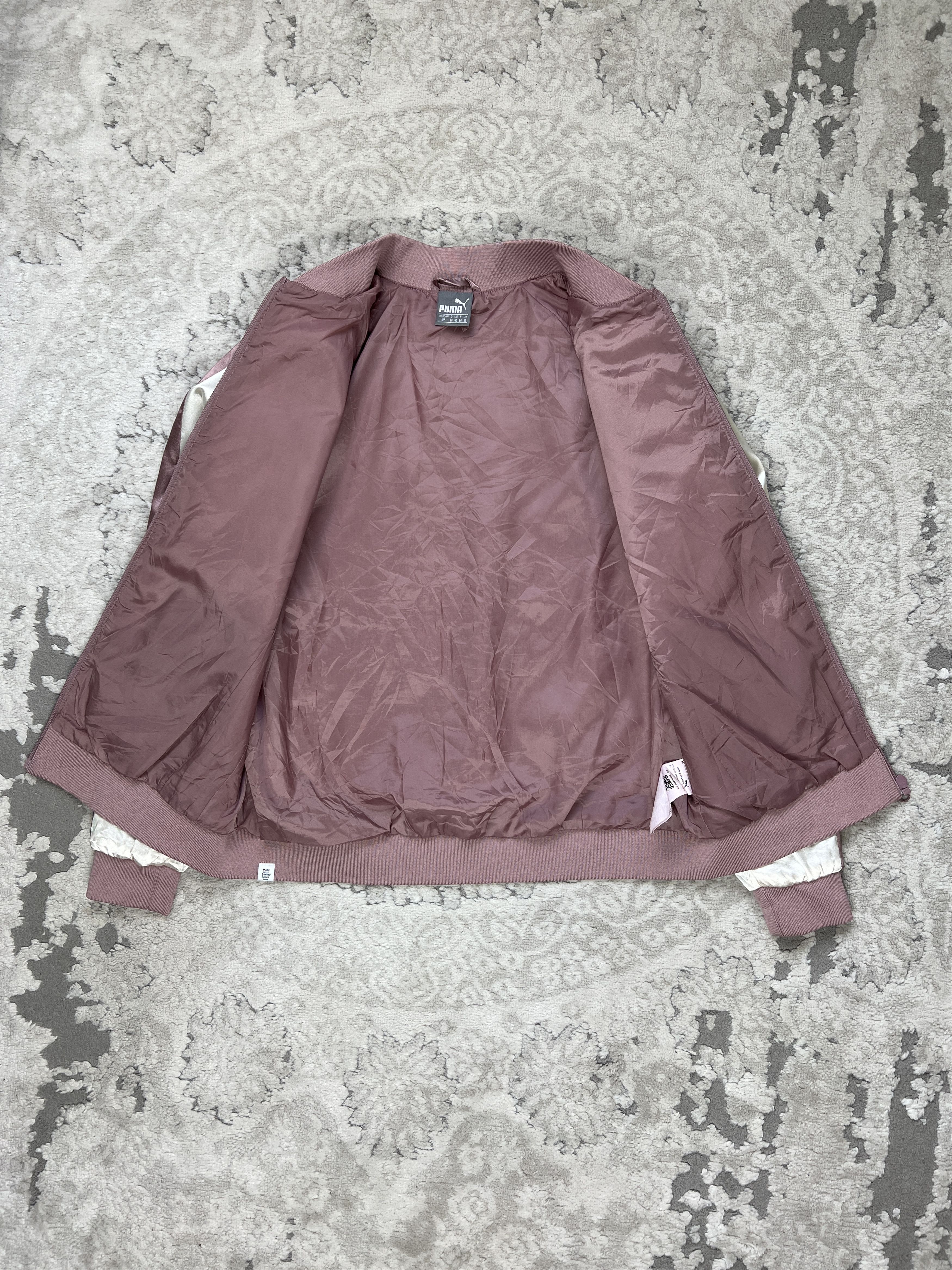 Puma PUMA T7 Satin Bomber Track Jacket Pink Rose Size S / US 4 / IT 40 - 13 Thumbnail