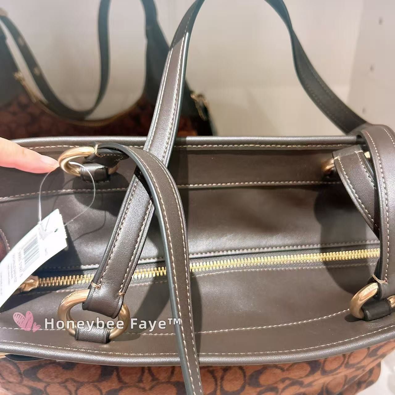 Coach Nwt Coach Easton Tote Bag In Signature Chenille CCZ08 Size ONE SIZE - 8 Thumbnail