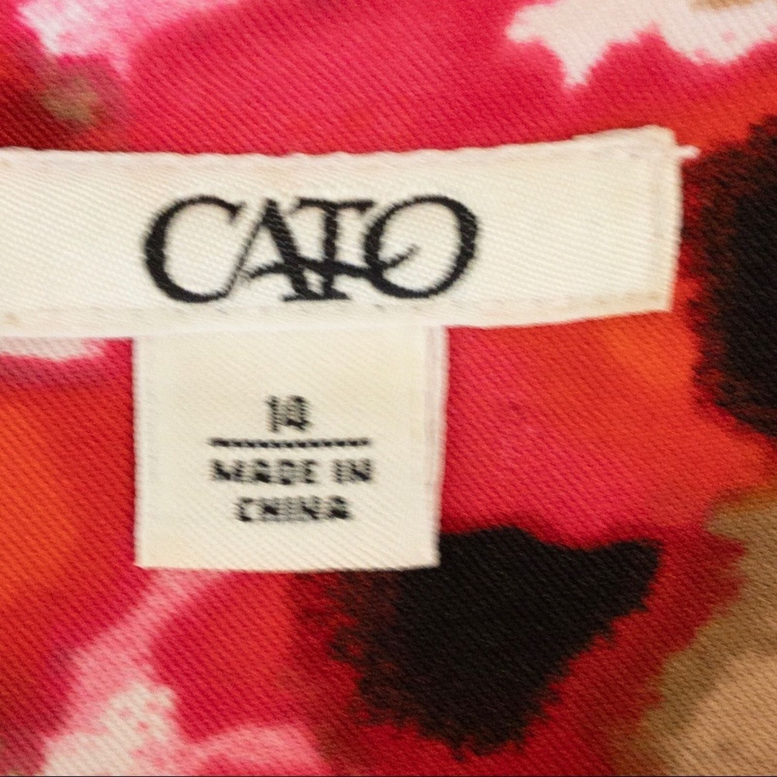 Other CATO Floral Tropical Abstract Print Skirt Size 14 Size 36" / US 14 / IT 50 - 6 Thumbnail