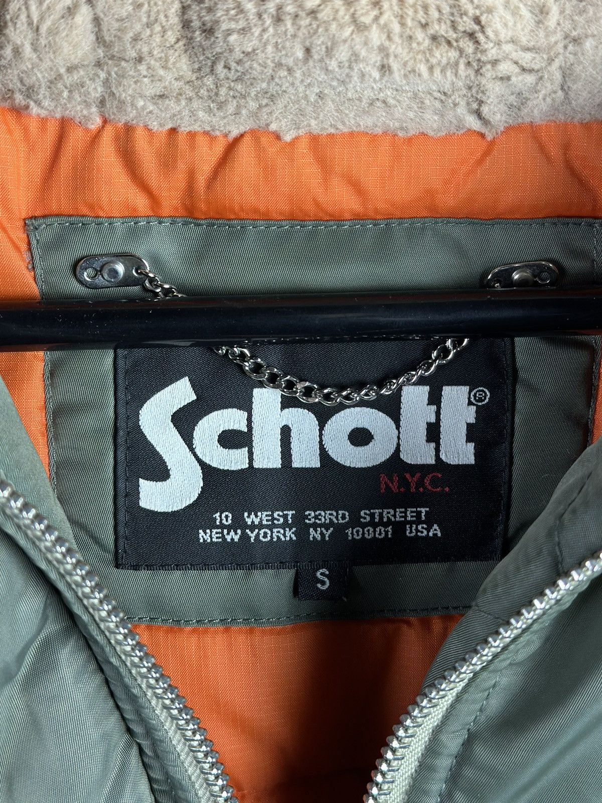 Schott × Vintage Schott Parka Jackat Fur Hooded Size US S / EU 44-46 / 1 - 12 Thumbnail
