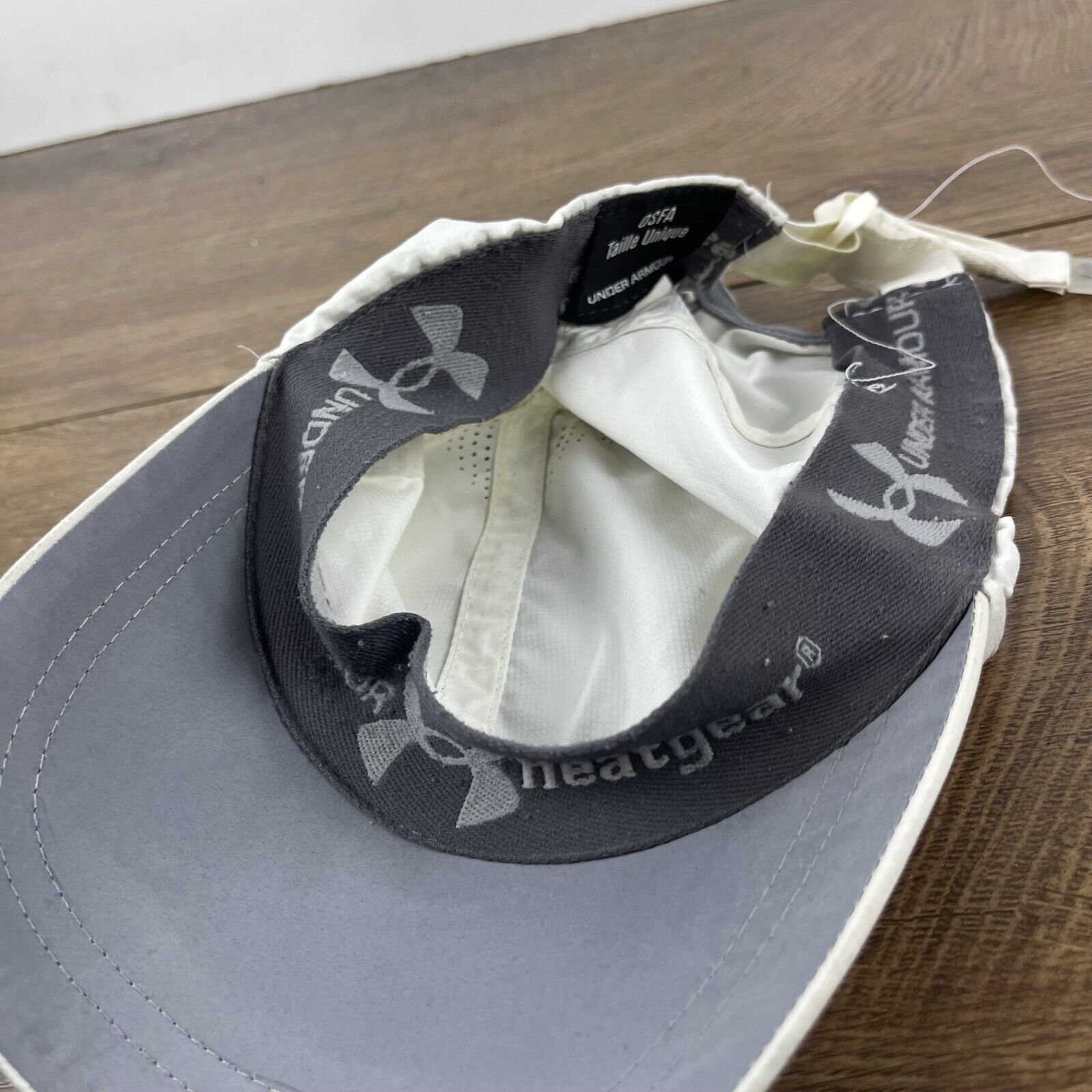 Under Armour Under Armour White Hat Running Hat White Adjustable Hat Whit Size ONE SIZE - 11 Thumbnail