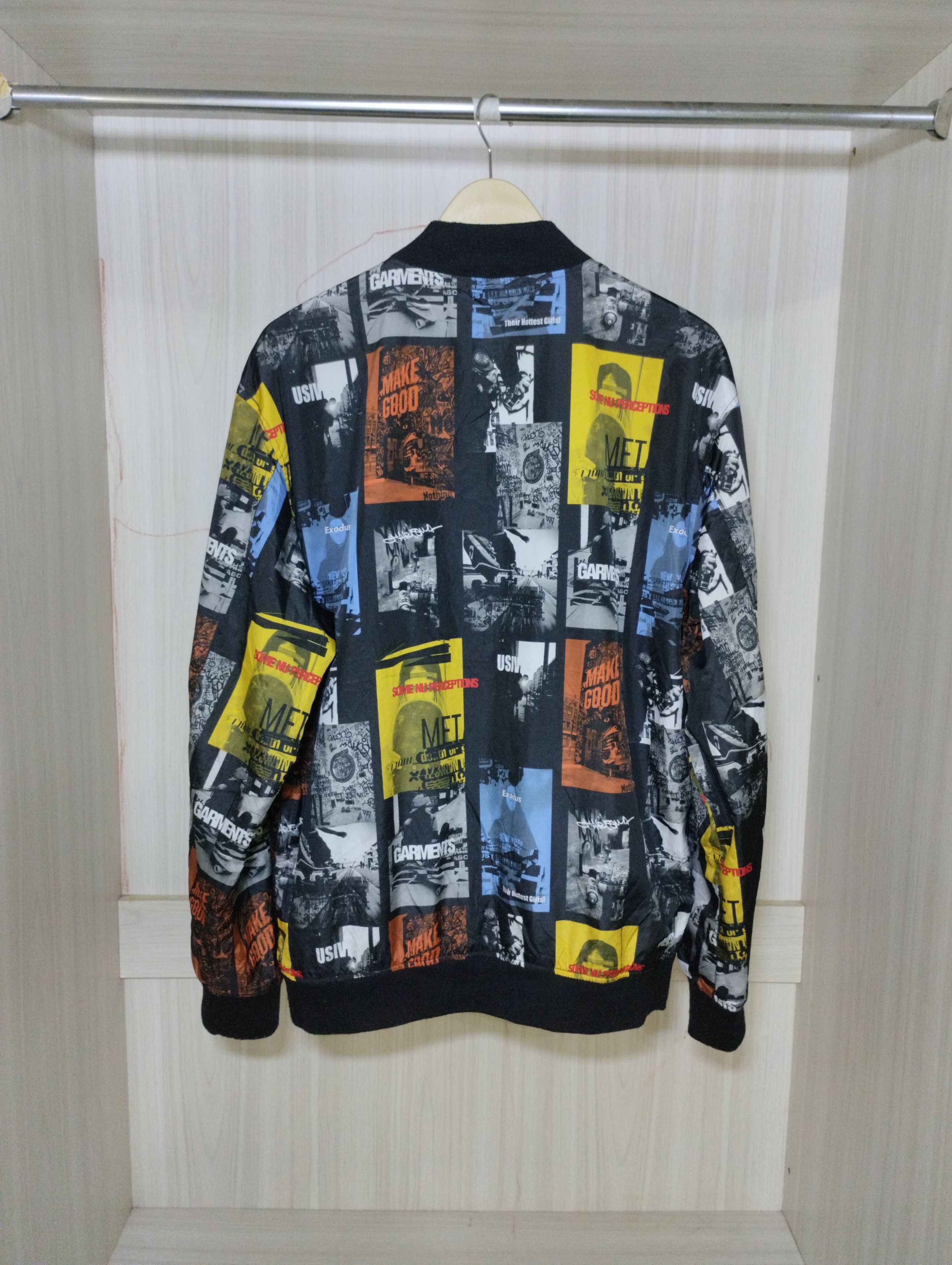 Japanese Brand Thunder storm reversible bomber jacket Size US XL / EU 56 / 4 - 2 Thumbnail