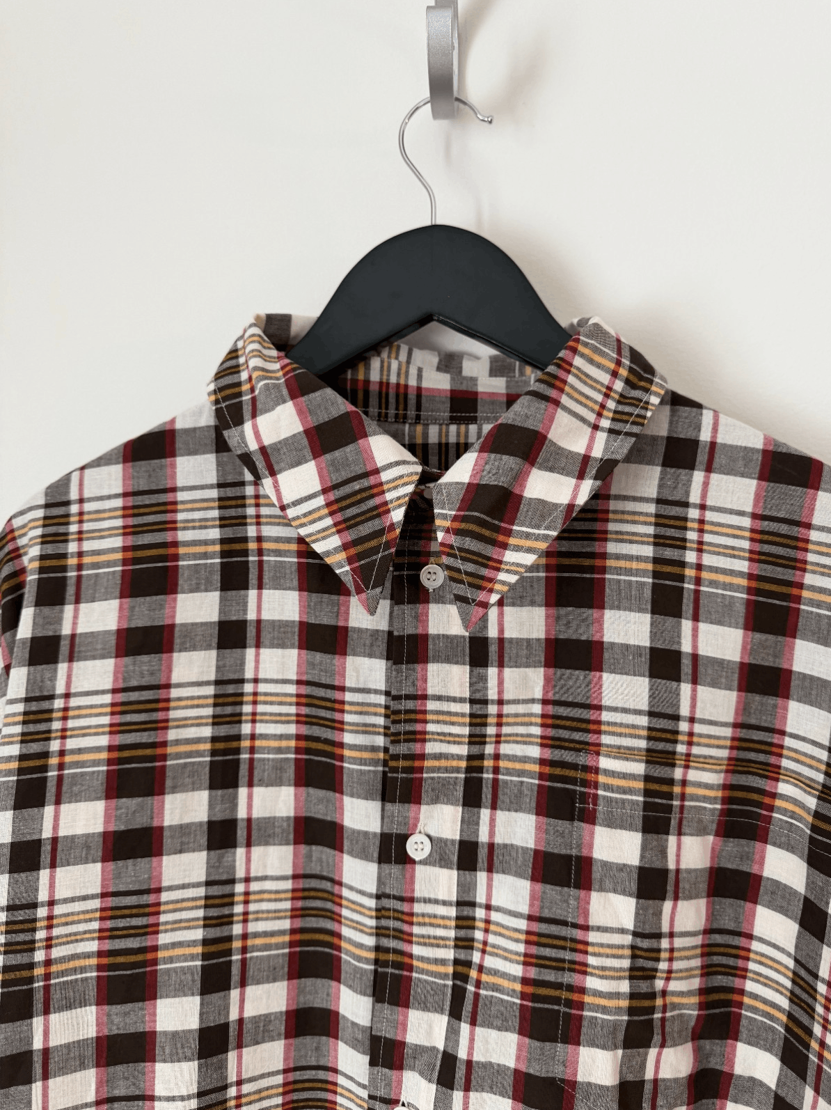 Willy Chavarria Willy Chavarria Hacienda Button Up Shirt in Brown Check Size US M / EU 48-50 / 2 - 2 Thumbnail