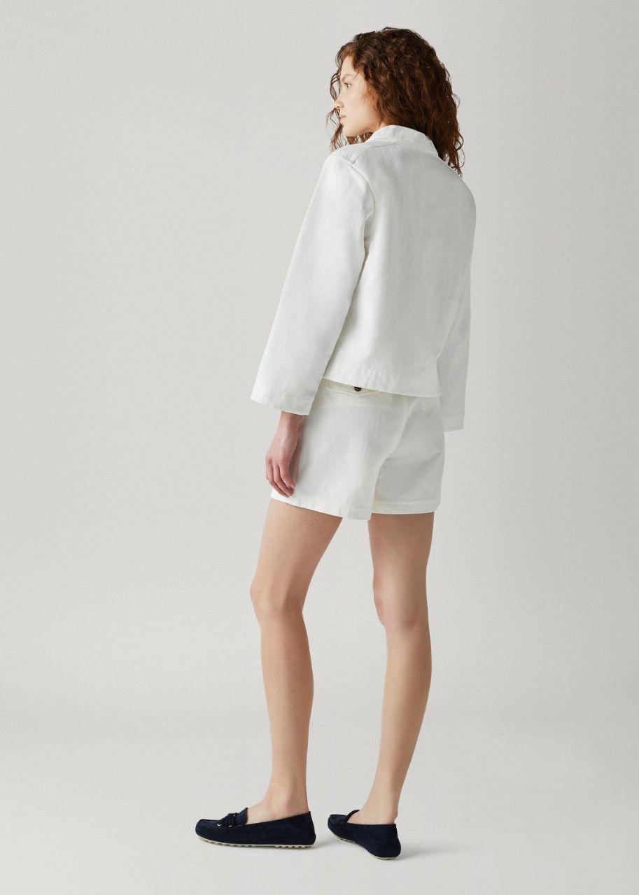 Loro Piana o1srvl11e0424 Shorts in White Size 36" / US 14 / IT 50 - 5 Thumbnail