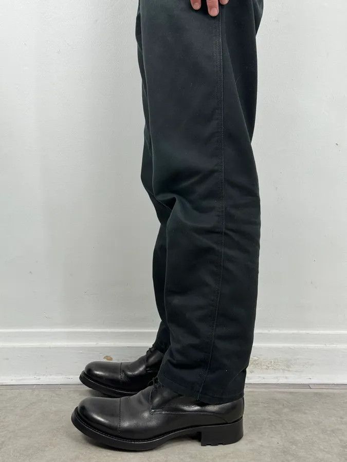 Miu Miu 2000s Miu Miu Black Leather Combat Boots Size US 11 / EU 44 - 3 Thumbnail