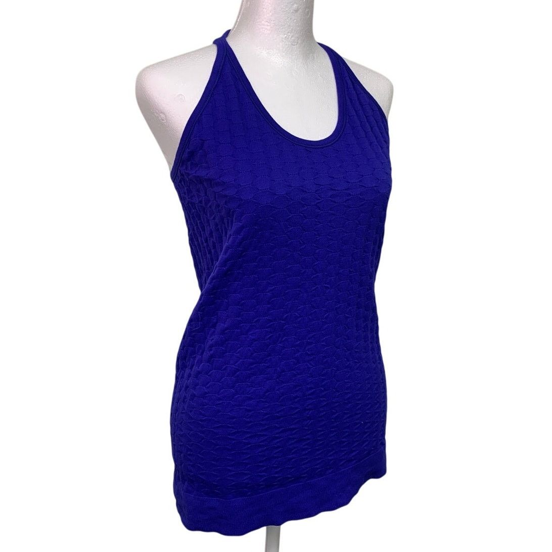 Athleta Athleta Womens Large Racer Back Textured Athletic Tank Top Size L / US 10 / IT 46 - 1 Thumbnail
