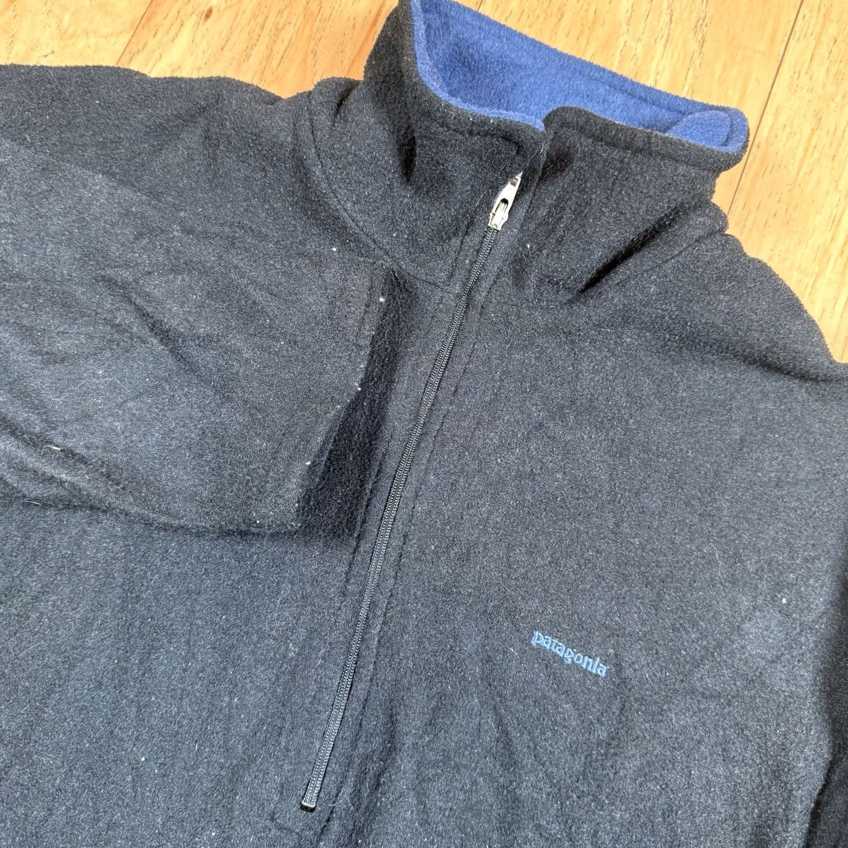 Patagonia VINTAGE Patagonia Capilene Pullover Shirt Mens Small Gray USA Made 1/4 Zip Fleece Sweater Men Size US S / EU 44-46 / 1 - 2 Thumbnail