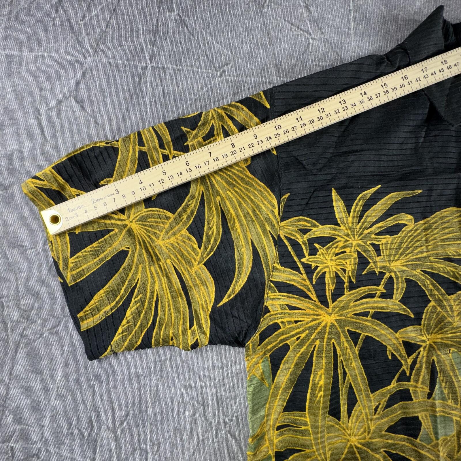 Tommy Bahama Tommy Bahama Shirt Men's M Black Silk Cotton Button Up Size US M / EU 48-50 / 2 - 6 Thumbnail