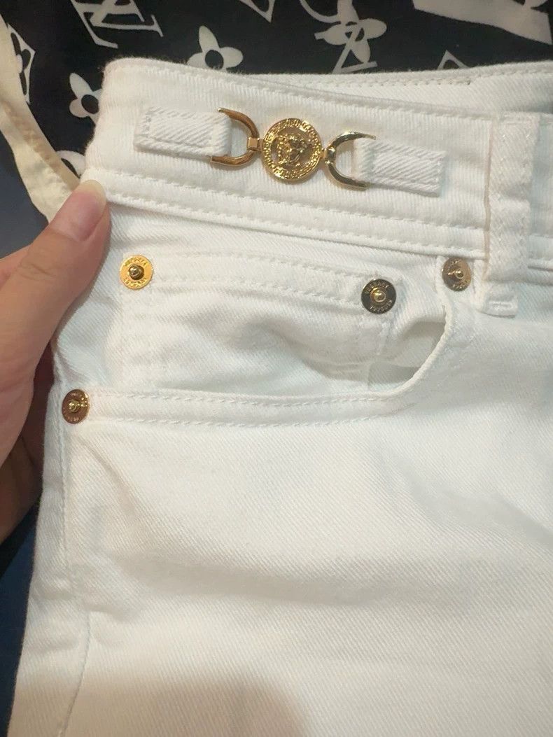 Versace Versace White jeans Size 25" / US 0 / IT 36 - 3 Thumbnail