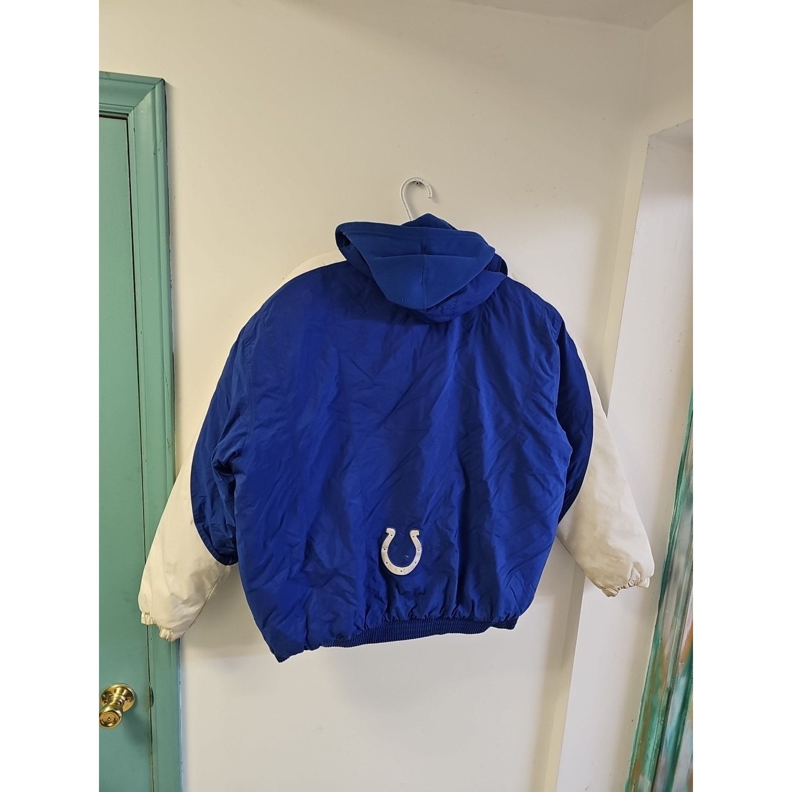 Nike VTG Indianapolis Colts Puffer Jacket Mens L Nike NFL 90s Y2K Size US L / EU 52-54 / 3 - 9 Thumbnail