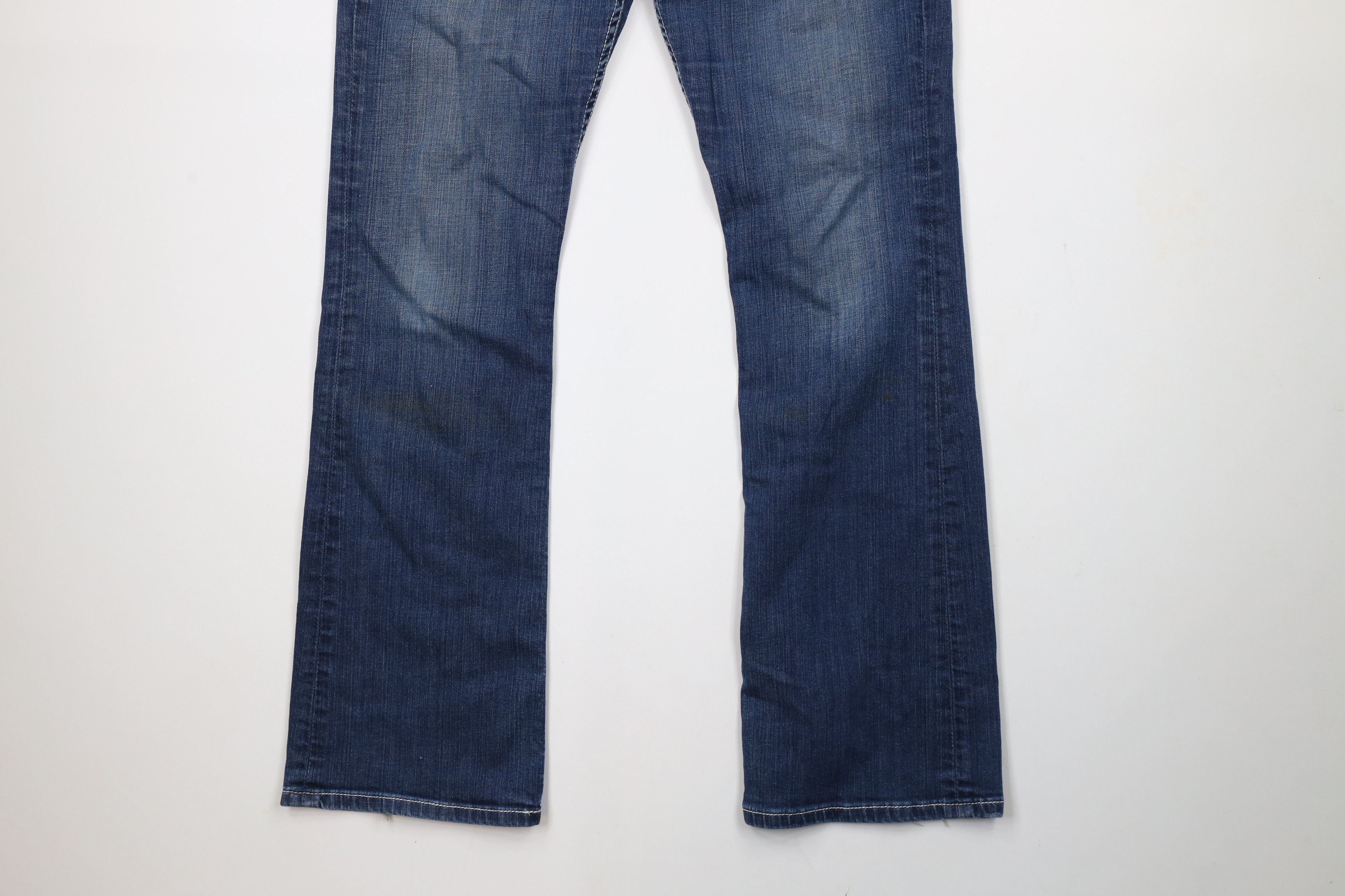 BKE × Vintage Buckle BKE Faded Thick Stitch Stretch Culture Bootcut Jeans Size 32" / US 10 / IT 46 - 4 Thumbnail