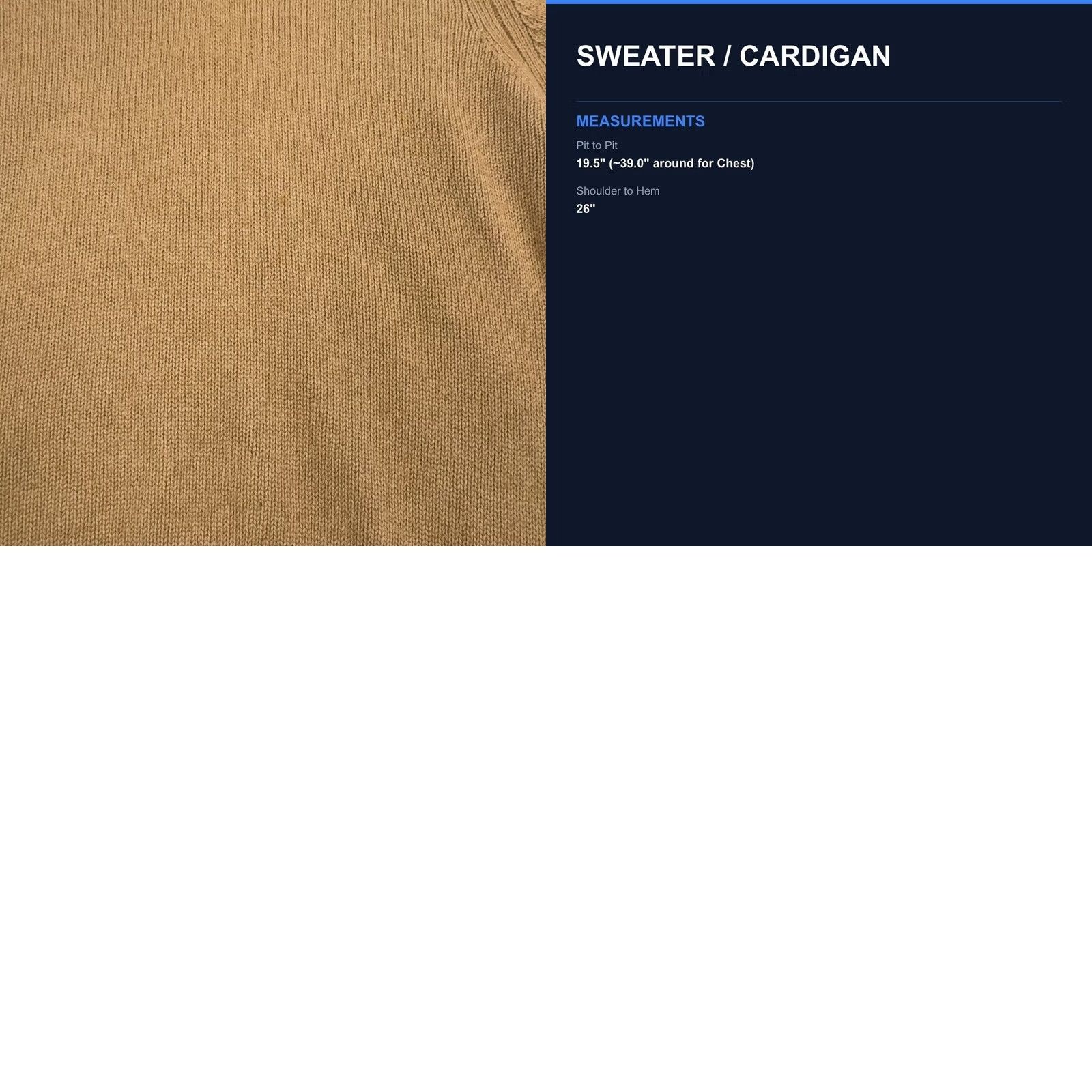 Camel VINTAGE Alan Paine Sweater Mens Camel Vneck Luxury 100 Camelhair Made in England Size US M / EU 48-50 / 2 - 8 Thumbnail