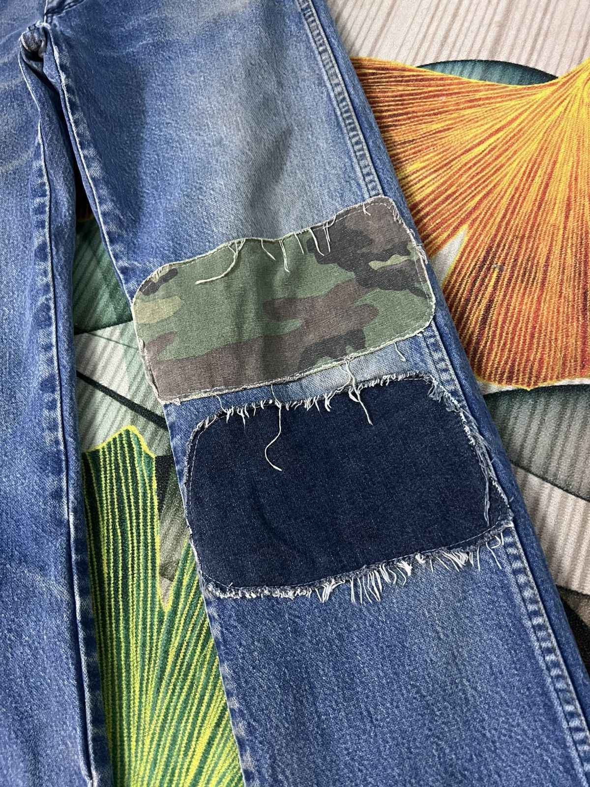 Wrangler 💥80’s Wrangler Patches Made In Usa Jean Very Rare Size US 30 / EU 46 - 7 Thumbnail
