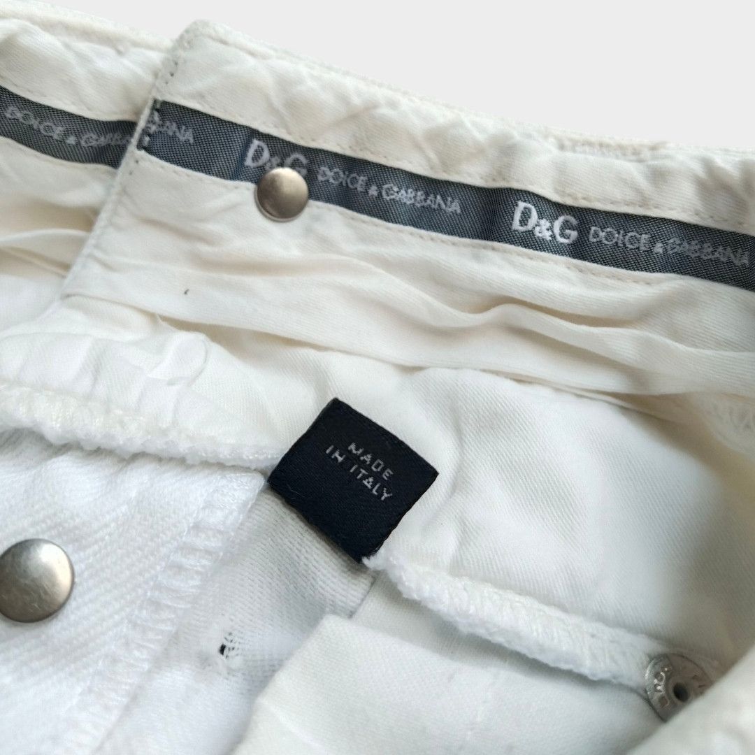 Dolce & Gabbana Dolce & Gabbana double waist distressed jean Size US 28 / EU 44 - 8 Thumbnail
