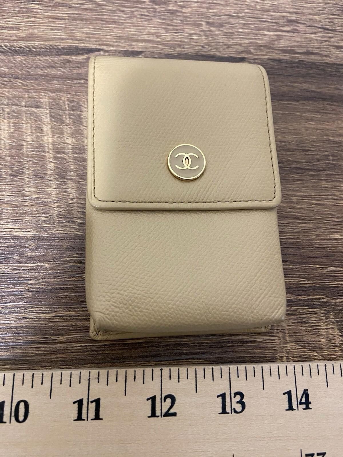 Chanel Chanel beige leather cigarette case+agenda journal cover set Size ONE SIZE - 3 Thumbnail