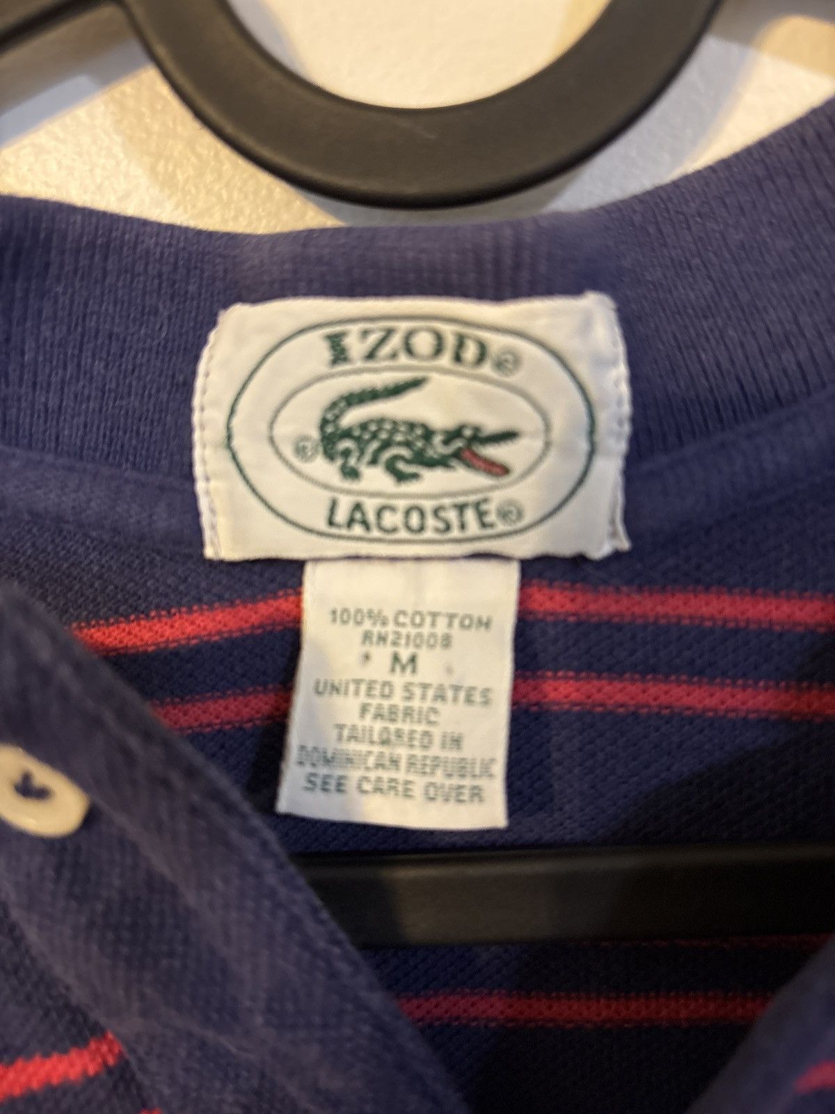 Lacoste Lacoste striped polo Size US M / EU 48-50 / 2 - 3 Thumbnail