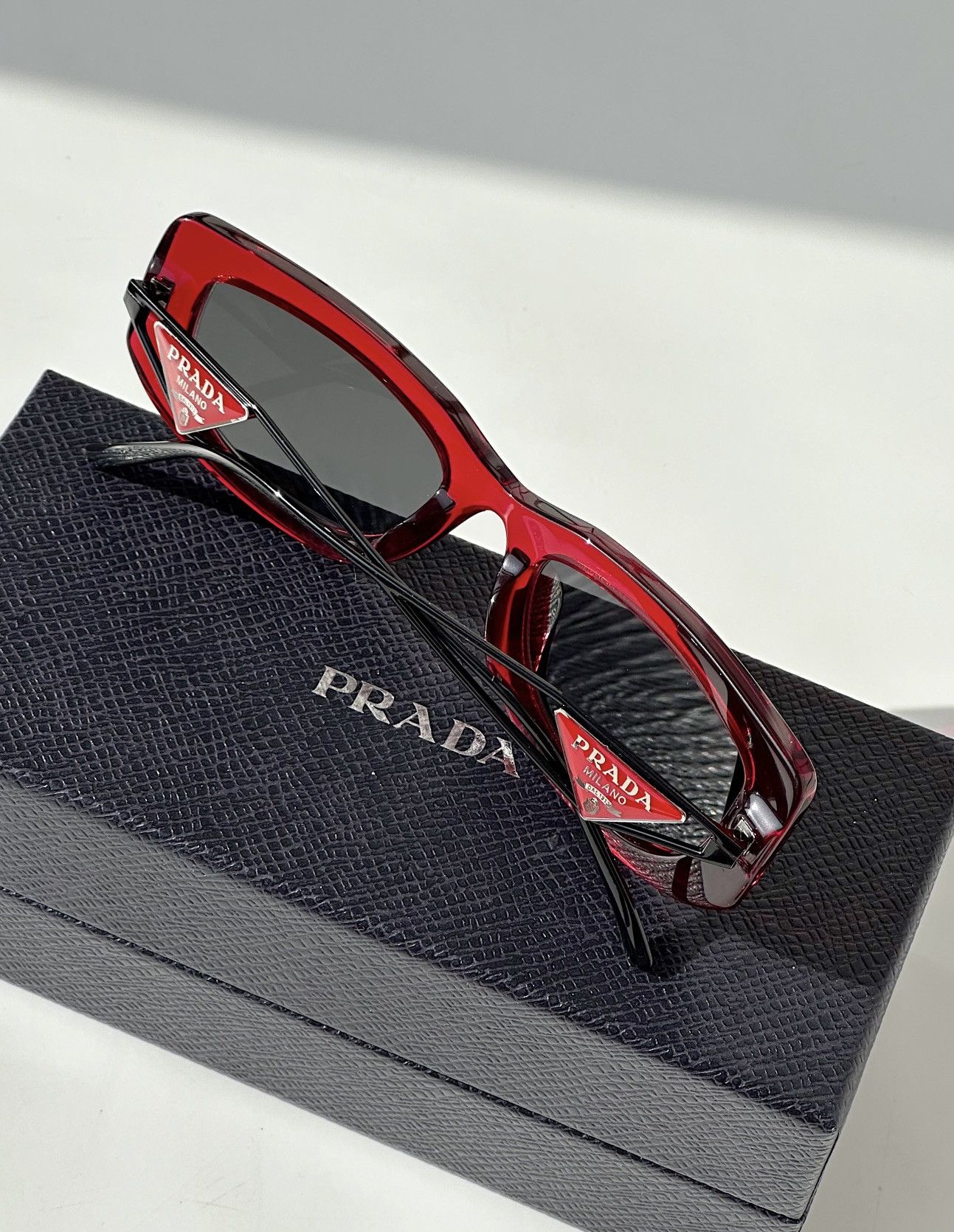 Prada × Raf Simons × Vintage *NEW*PRADA 2023 Runway Symbole Sunglasses ...