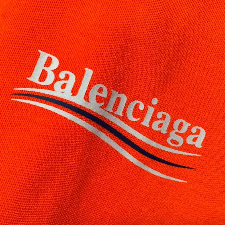 Balenciaga Balenciaga Orange Wave Coca-Cola Logo Loose Short Sleeve Size US XS / EU 42 / 0 - 7 Thumbnail