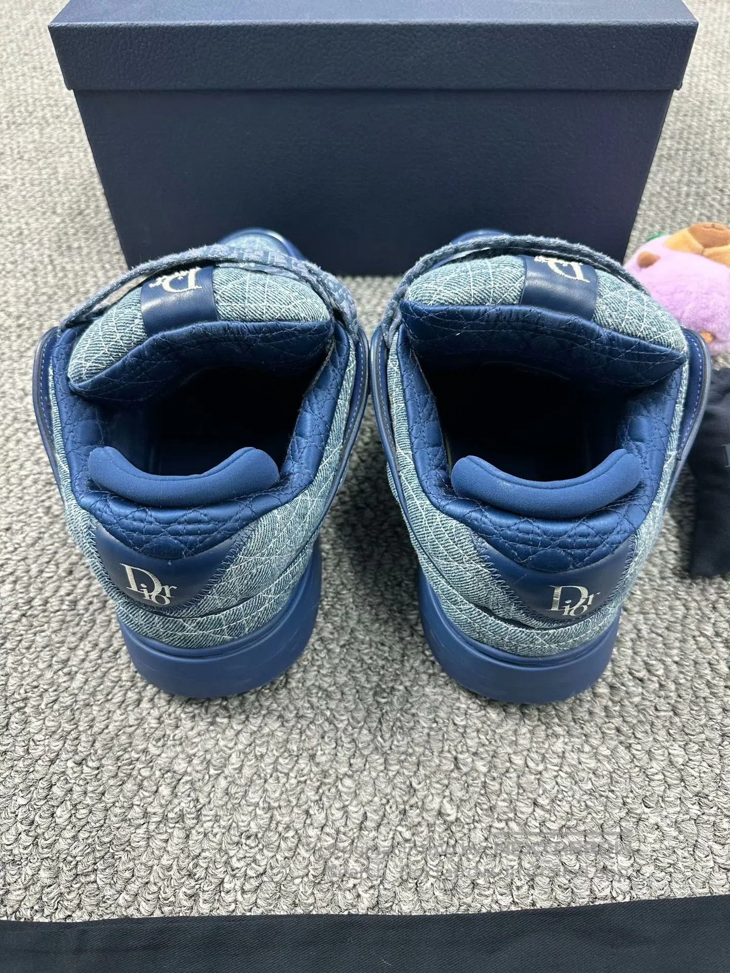 Dior Dior Blue Denim Fabric Loafers| Size US 11 / EU 44 - 4 Thumbnail