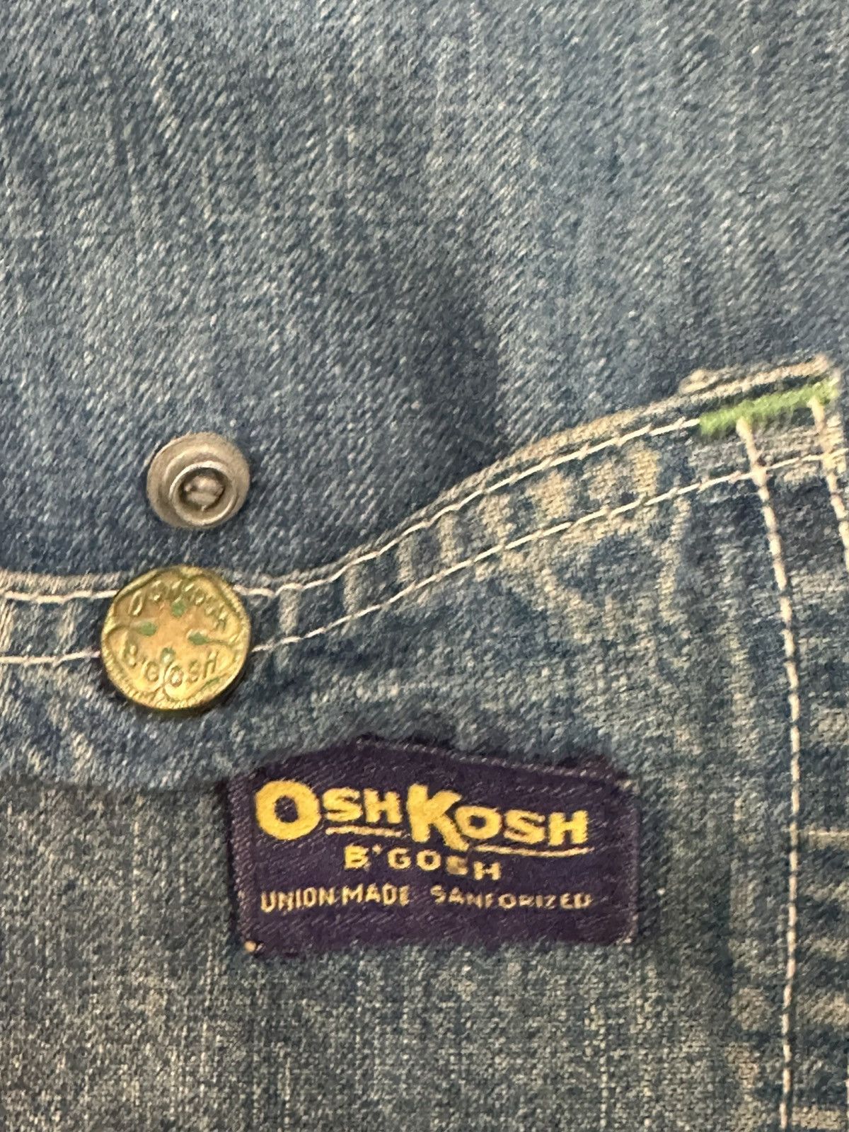 Oshkosh Vintage Osh Kosh B’Gosh Selvedge Denim Chore Coat XL Size US XL / EU 56 / 4 - 12 Thumbnail