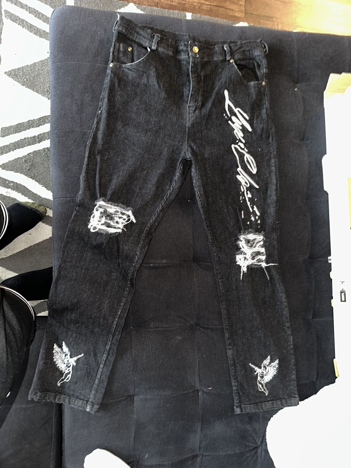 Designer LUX CLOTHING LUXURY JEANS!!! BRAND NEW BRAND!!!! Size US 30 / EU 46 - 4 Thumbnail
