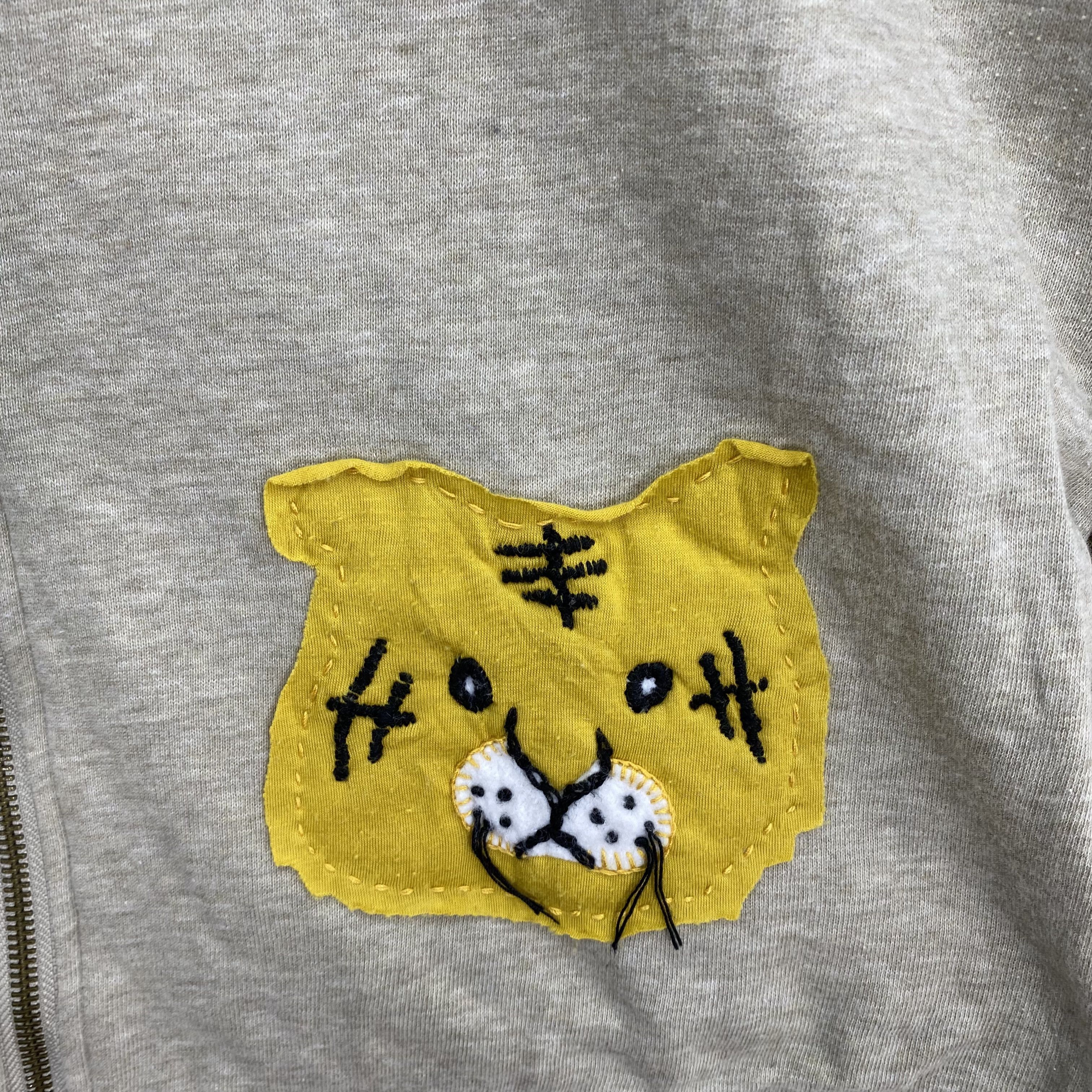 Issey Miyake Vintage Ne-net Issey Miyake Turtleneck Hoodie Tiger Patch Size US S / EU 44-46 / 1 - 5 Thumbnail