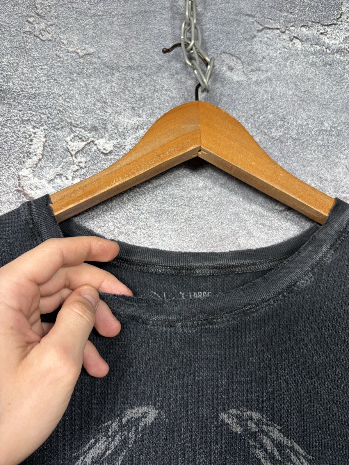 Affliction Affliction The Guardian Sun Faded Distressed Long Sleeve Size US XL / EU 56 / 4 - 8 Thumbnail