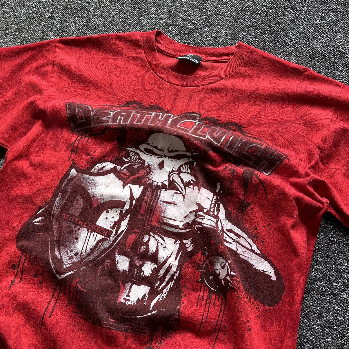 Affliction × Vintage Vintage death clutch fullprint vintage avantgarde skill tee Size US XL / EU 56 / 4 - 2 Thumbnail