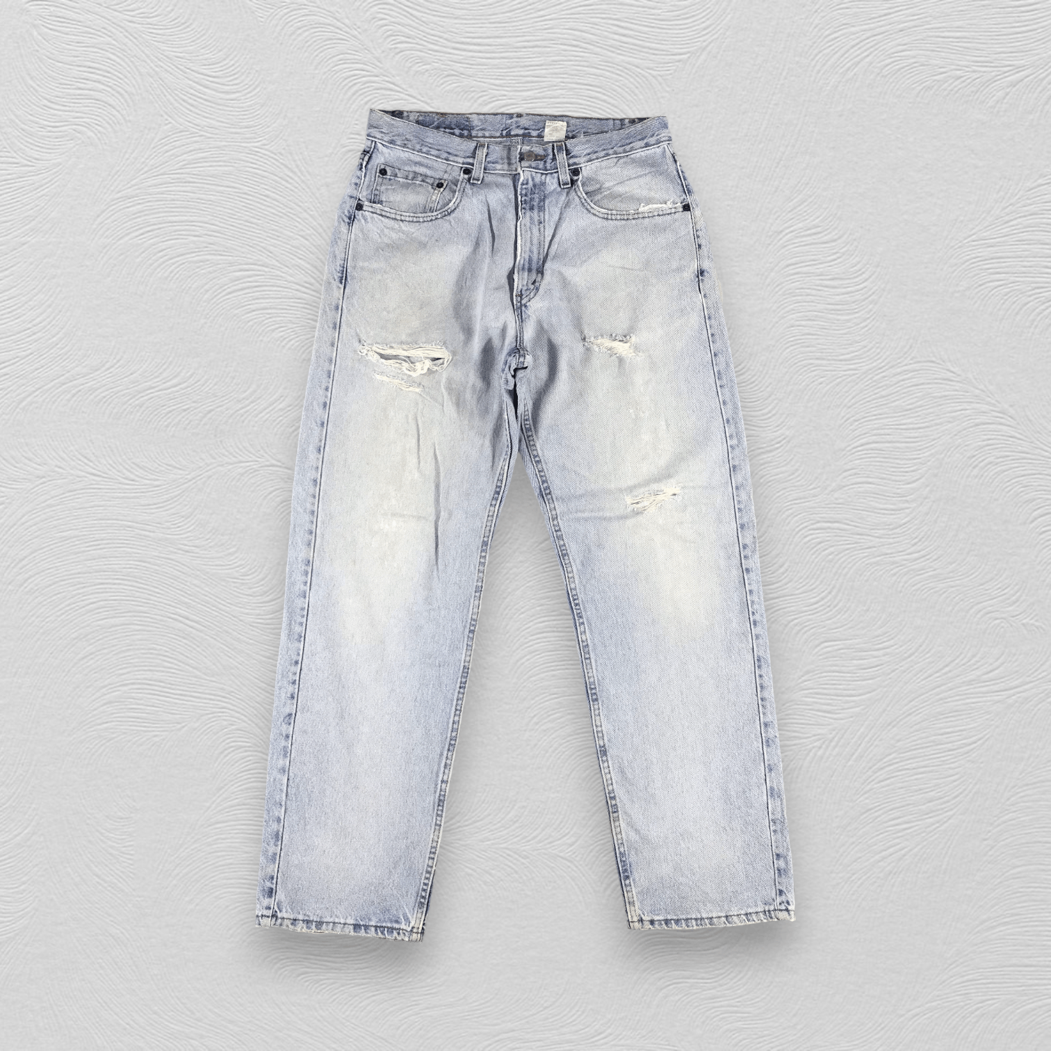 Levi's Vintage Levis 569 Jeans Distress Light wash Denim KJ907 Size US 32 / EU 48 - 1 Thumbnail