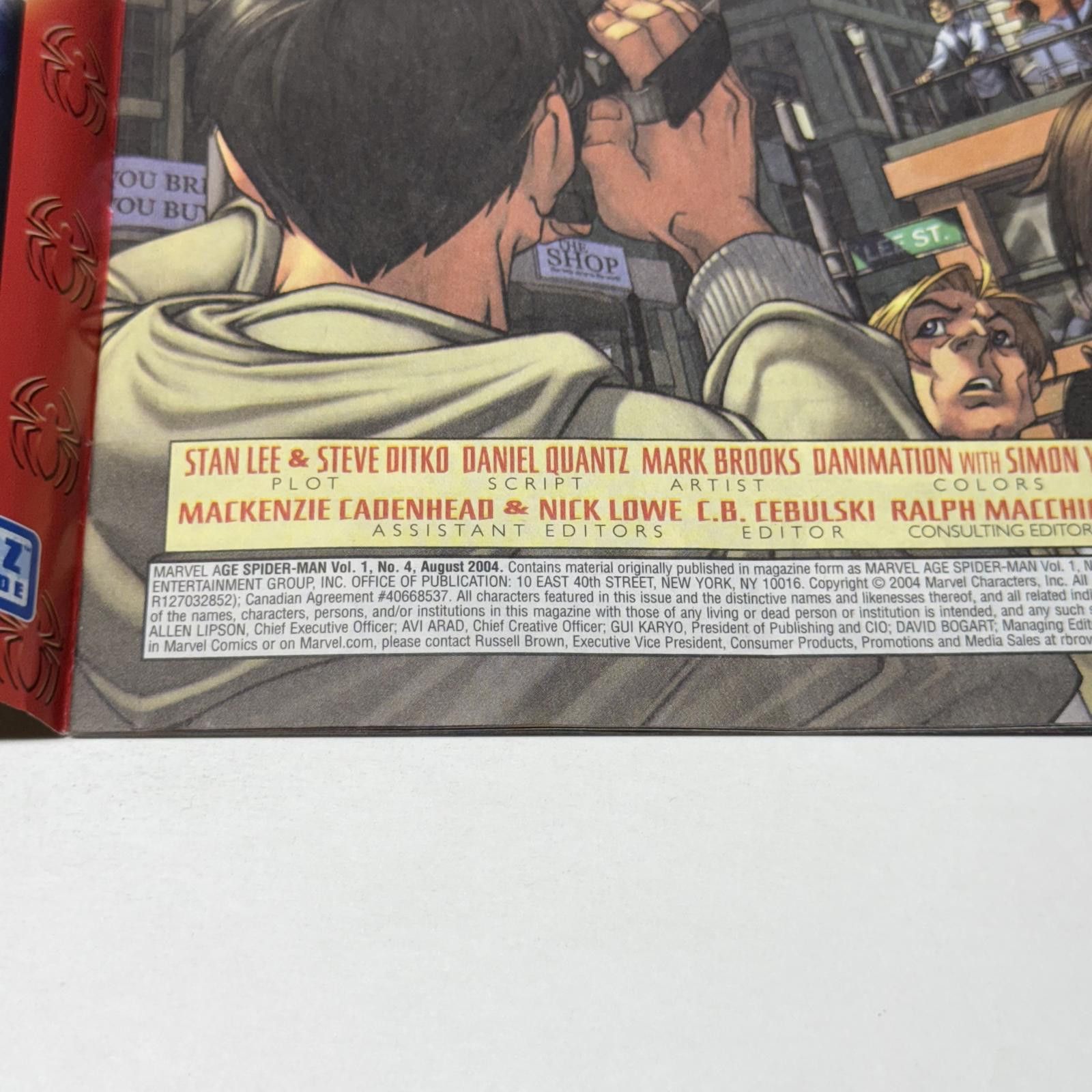 Marvel Comics Marvel Age Spider-Man Vol. 1 #4 AUG 2004 Not For Resale Rare Size ONE SIZE - 8 Thumbnail