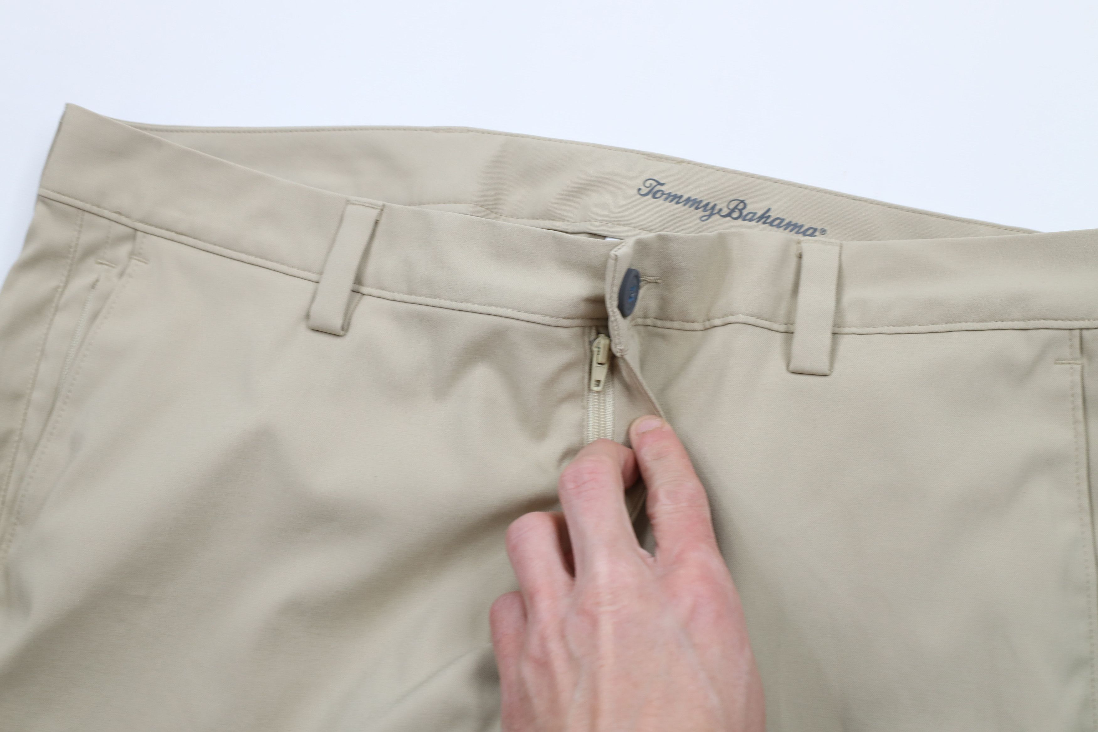 Tommy Bahama × Vintage Tommy Bahama Tech Stretch Chinos Chino Pants Beige Khaki Size US 34 / EU 50 - 5 Thumbnail