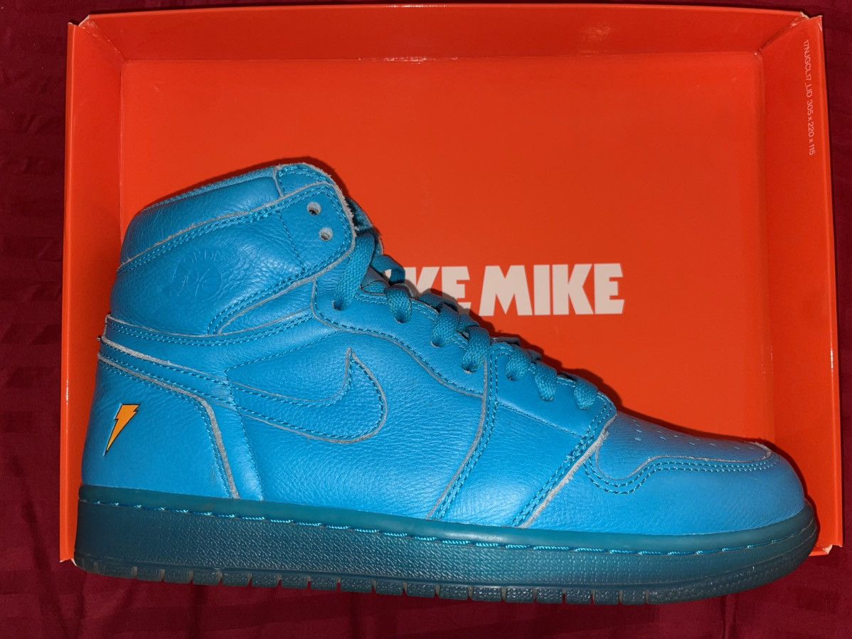 Gatorade × Jordan Brand Air Jordan 1 Retro High OG G8RD ‘Blue Lagoon’ Size US 9.5 / EU 42-43 - 4 Thumbnail