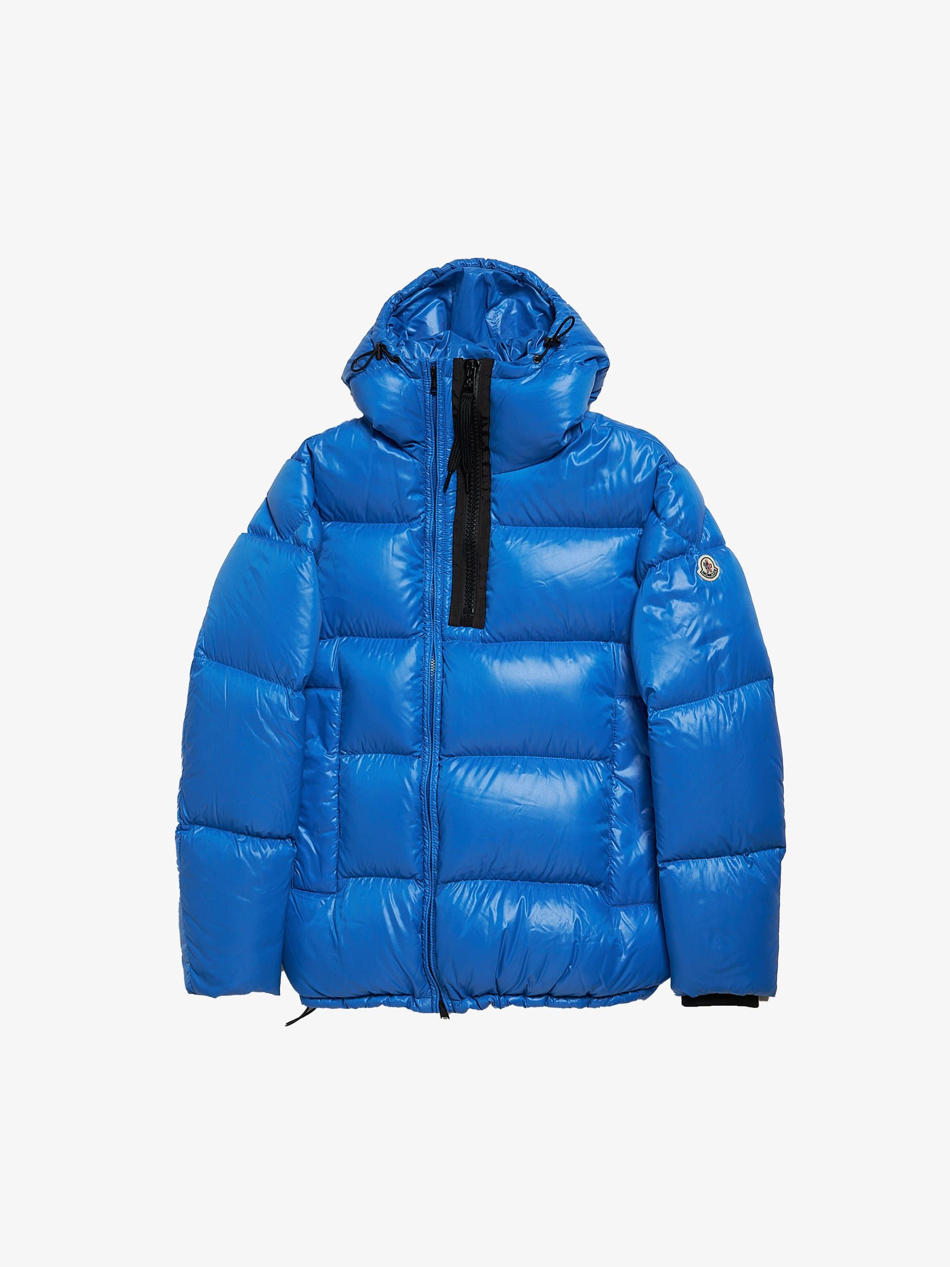 Moncler Light Blue Zipped Polyamide Puffer Size US XL / EU 56 / 4 - 1 Thumbnail